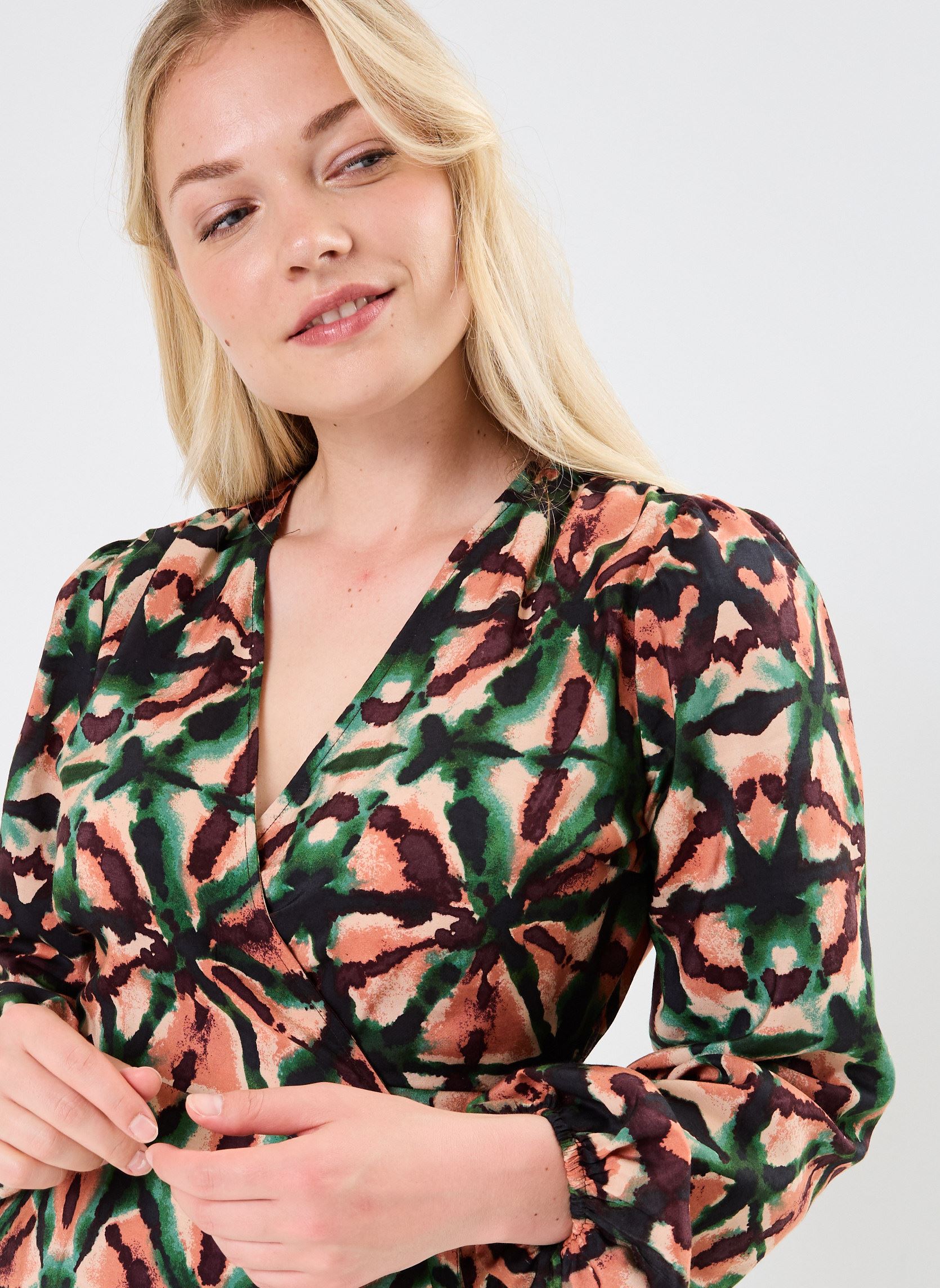 Abiti BYHELVIG DRESS - donna multicolore B-Young Abiti BYHELVIG DRESS - donna multicolore SYCAMORE MIX