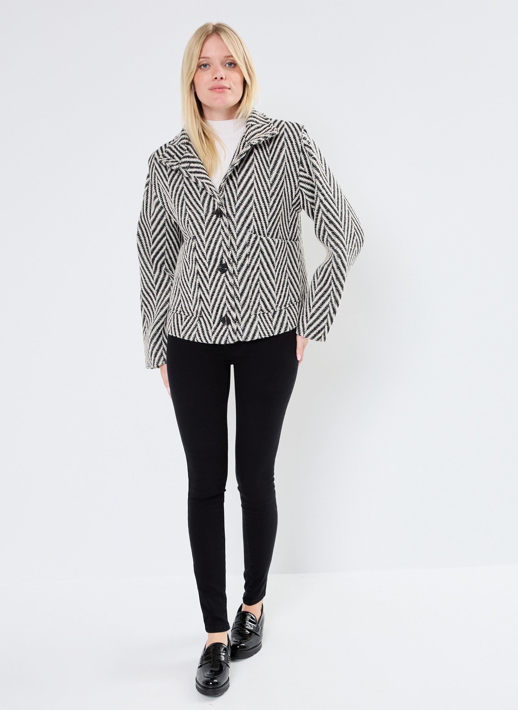 Jassen BYCOMMI JACKET - dames zwart B-Young Jassen BYCOMMI JACKET - dames zwart Black Mix