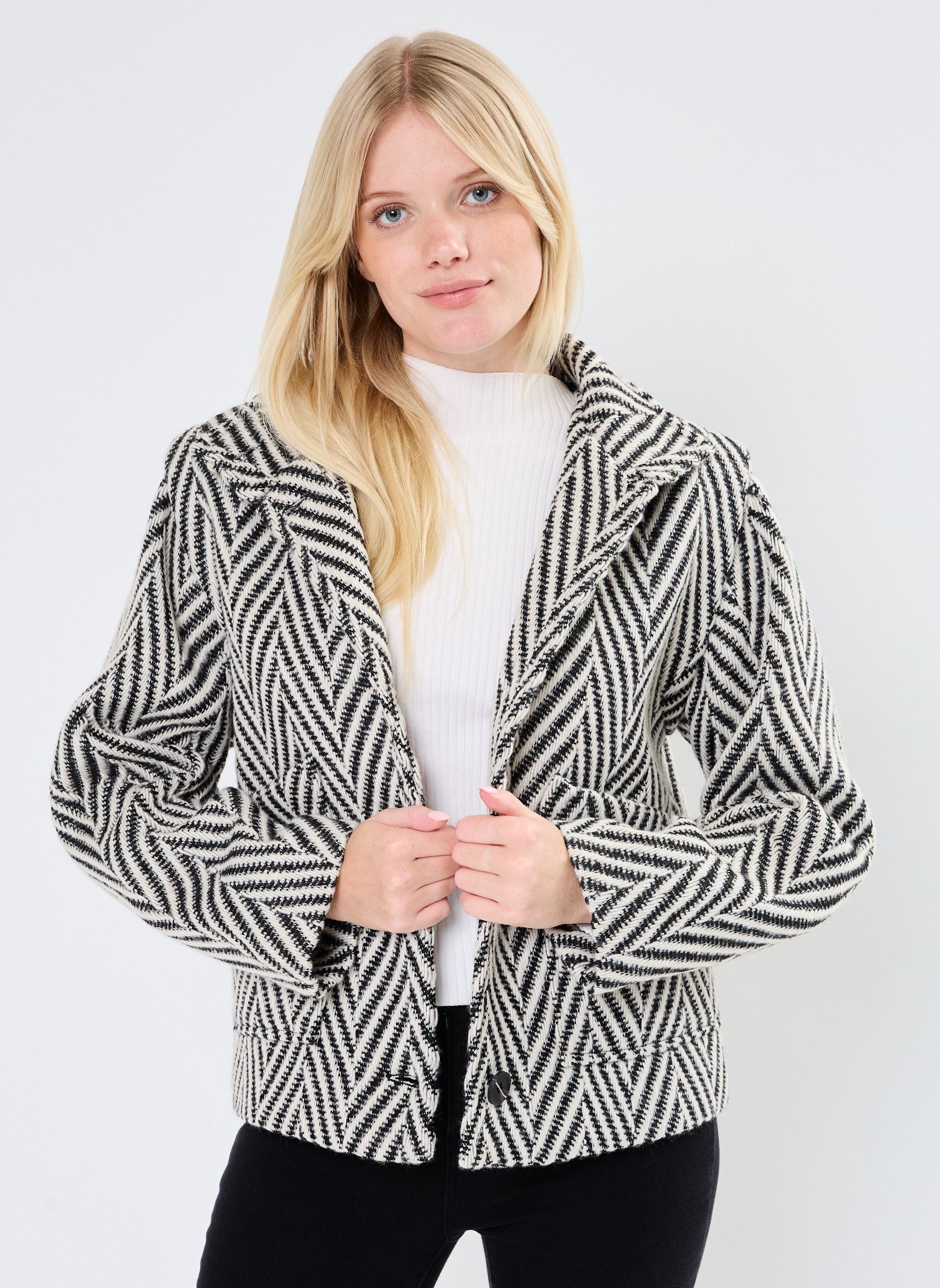 Jassen BYCOMMI JACKET - dames zwart B-Young Jassen BYCOMMI JACKET - dames zwart Black Mix