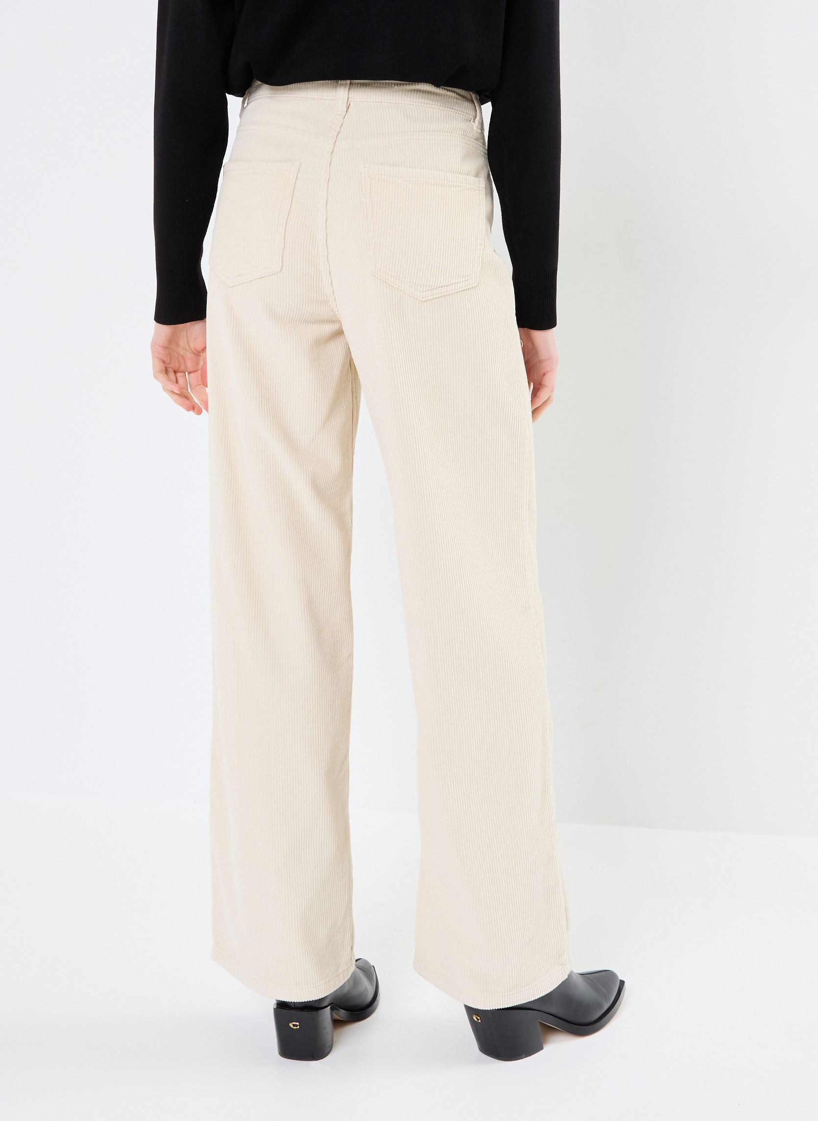 Pantaloni larghi BYDANNA PANTS - donna beige B-Young Pantaloni larghi BYDANNA PANTS - donna beige Birch