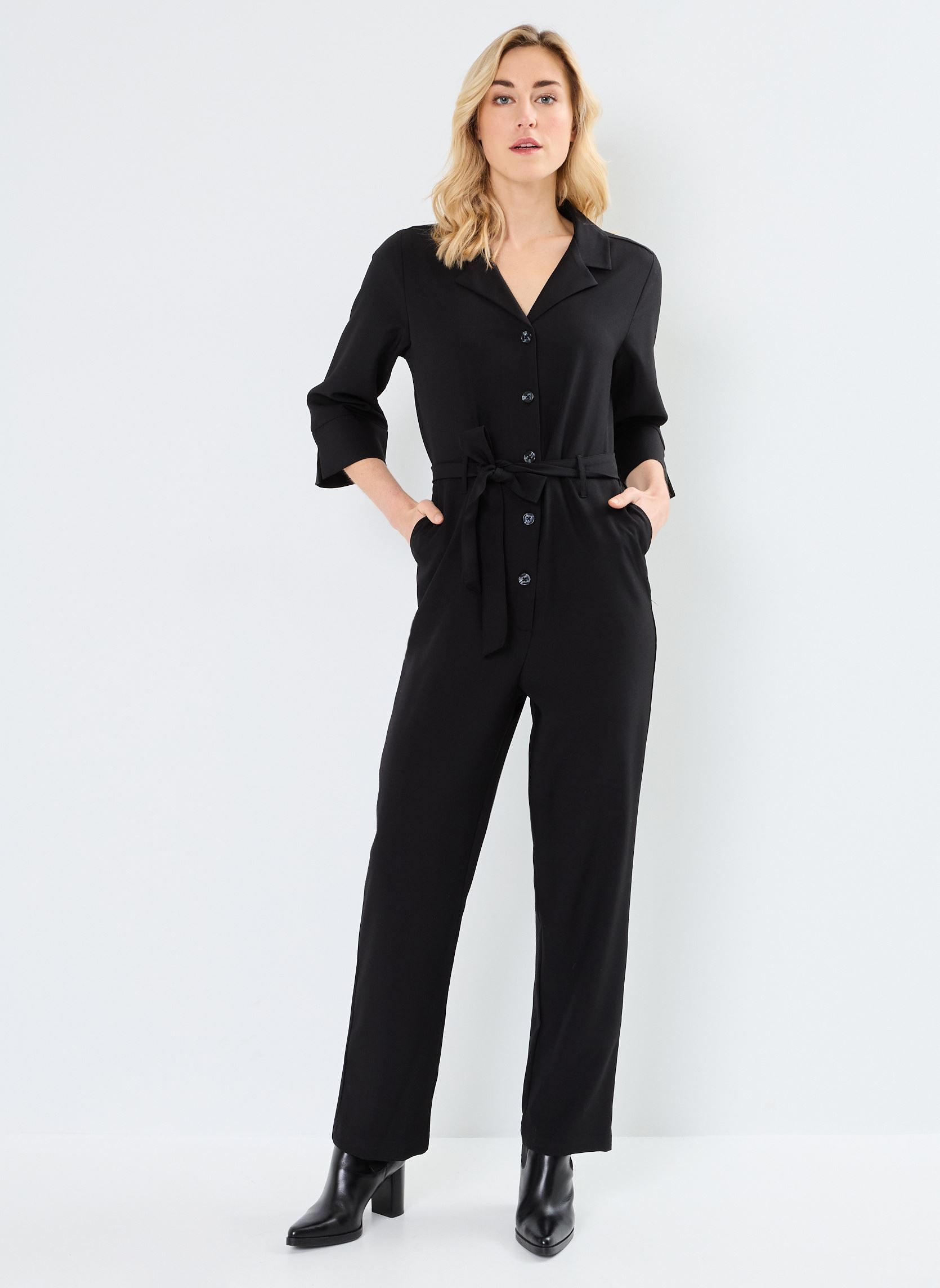 Jumpsuits BYMMIDDE JUMPSUIT - damen schwarz B-Young Jumpsuits BYMMIDDE JUMPSUIT - damen schwarz BLACK