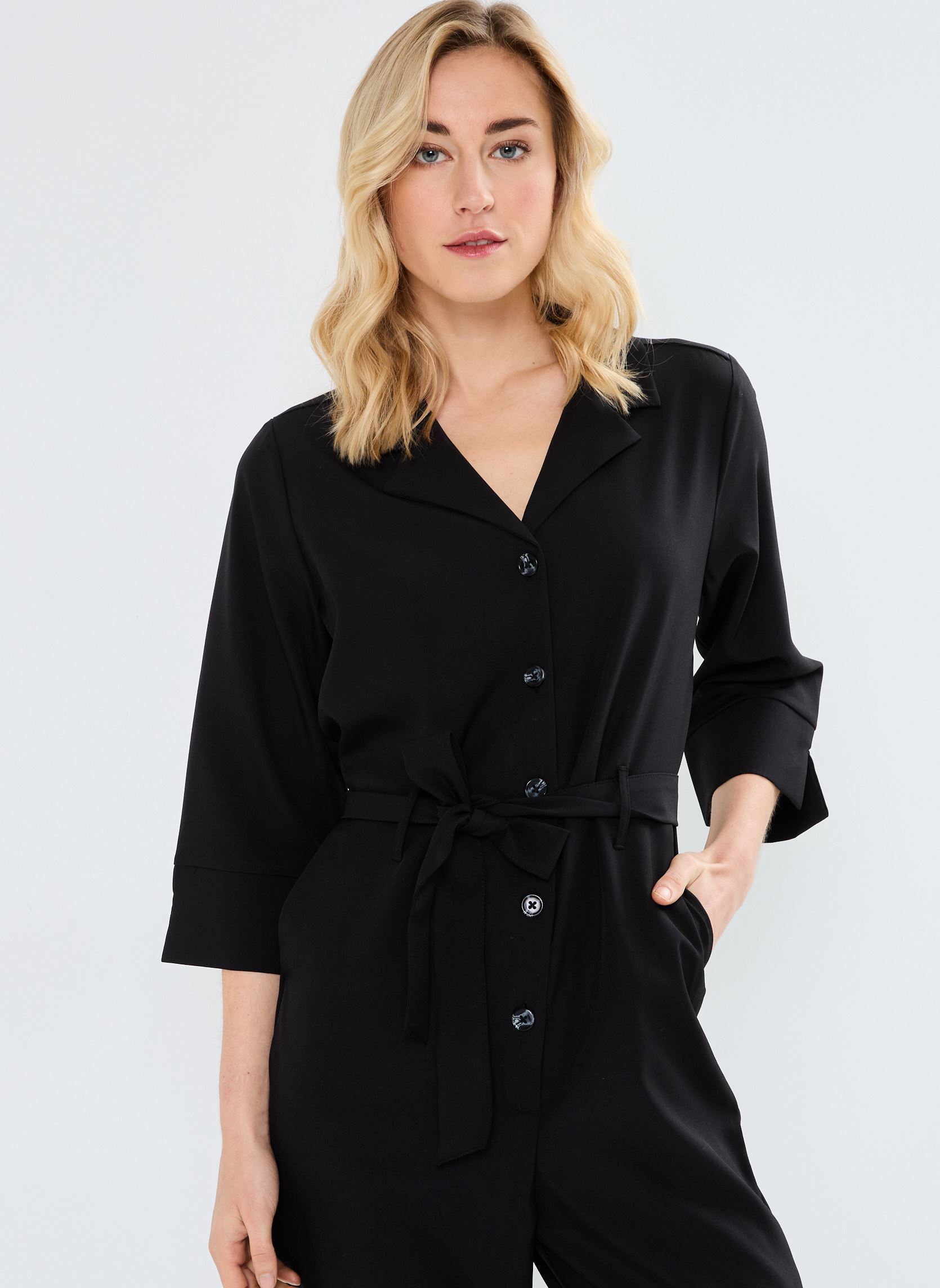 Jumpsuits BYMMIDDE JUMPSUIT - damen schwarz B-Young Jumpsuits BYMMIDDE JUMPSUIT - damen schwarz BLACK