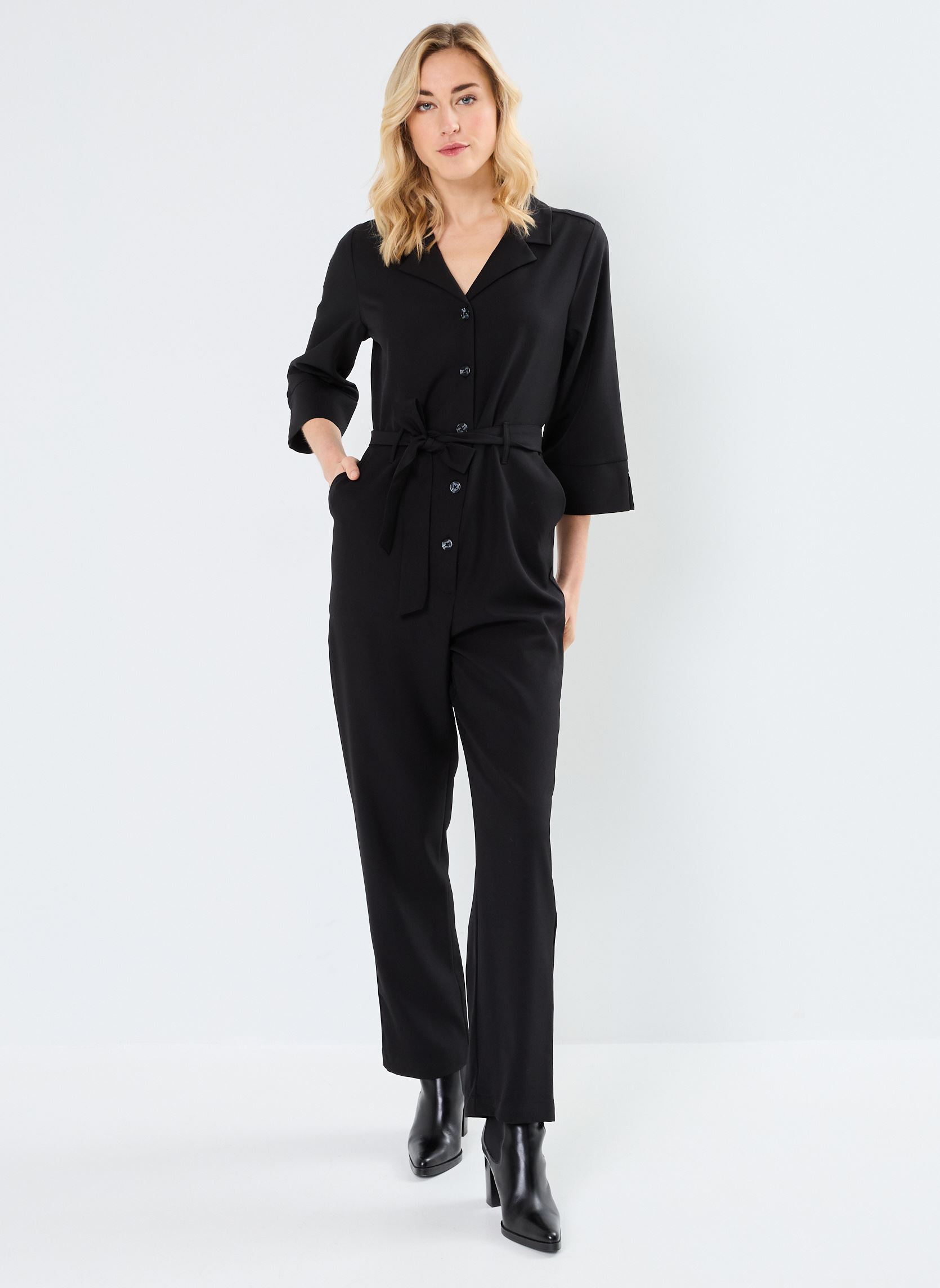 Jumpsuits BYMMIDDE JUMPSUIT - damen schwarz B-Young Jumpsuits BYMMIDDE JUMPSUIT - damen schwarz BLACK