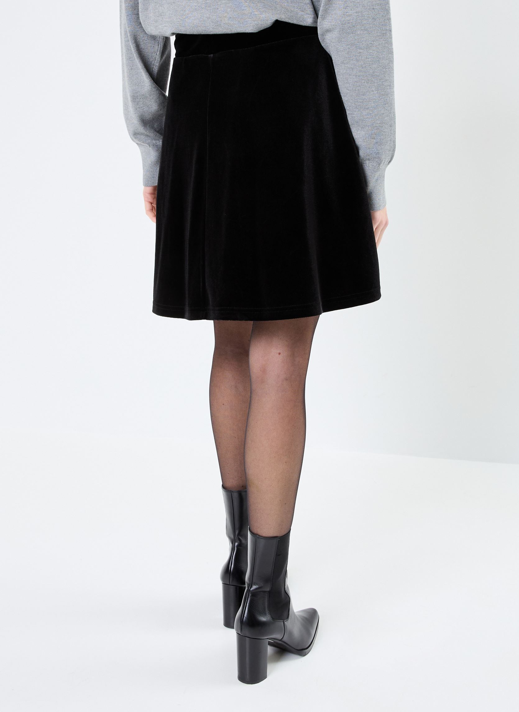Jupes courtes Byperlina Skirt 2 - femme noir B-Young Jupes courtes Byperlina Skirt 2 - femme noir Black