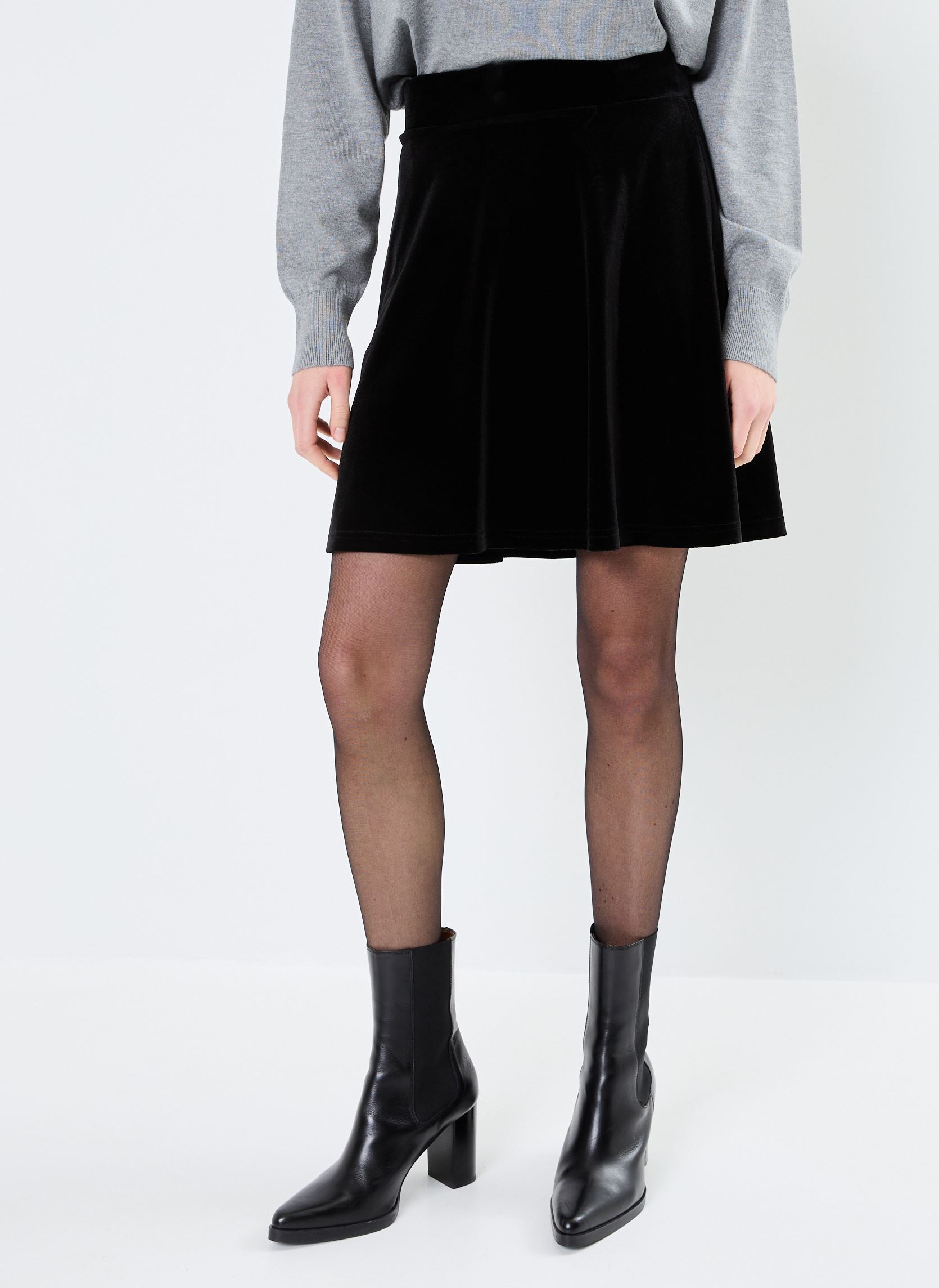 Jupes courtes Byperlina Skirt 2 - femme noir B-Young Jupes courtes Byperlina Skirt 2 - femme noir Black