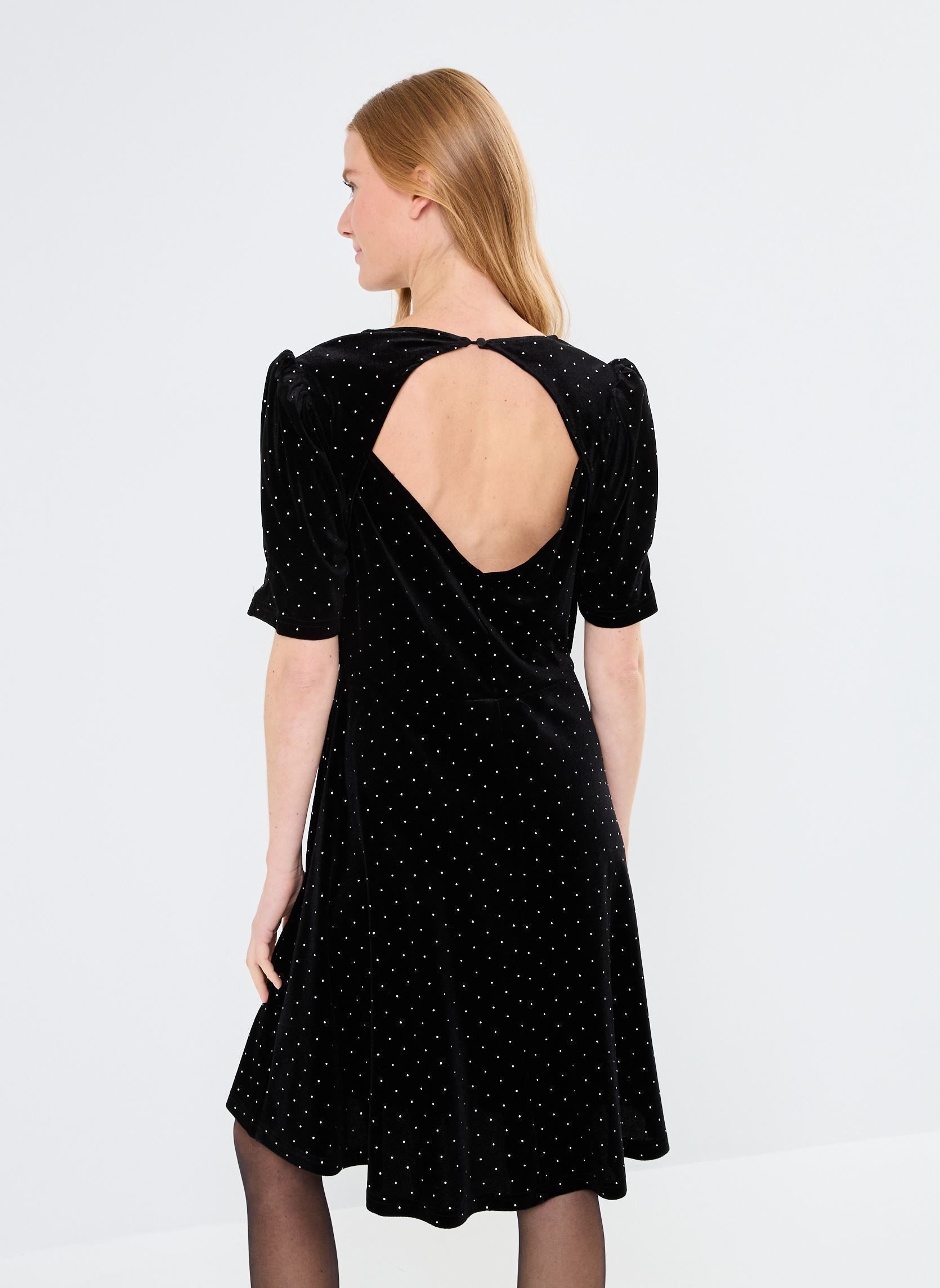 Kleider Byperry Dress - damen schwarz B-Young Kleider Byperry Dress - damen schwarz Black Mix