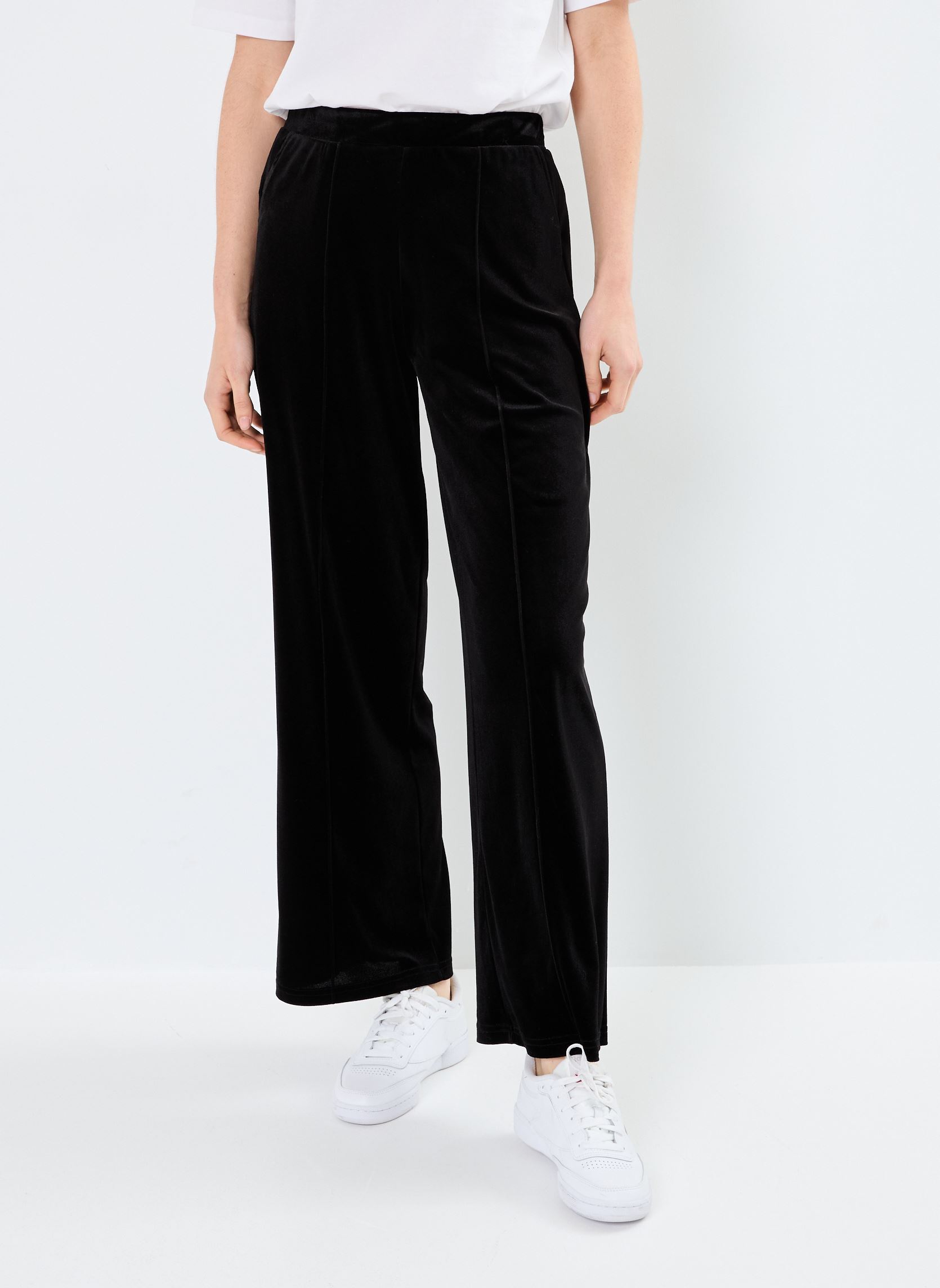 Pantalons larges Ihnana Pa femme noir Ichi Pantalons larges Ihnana Pa femme noir Black