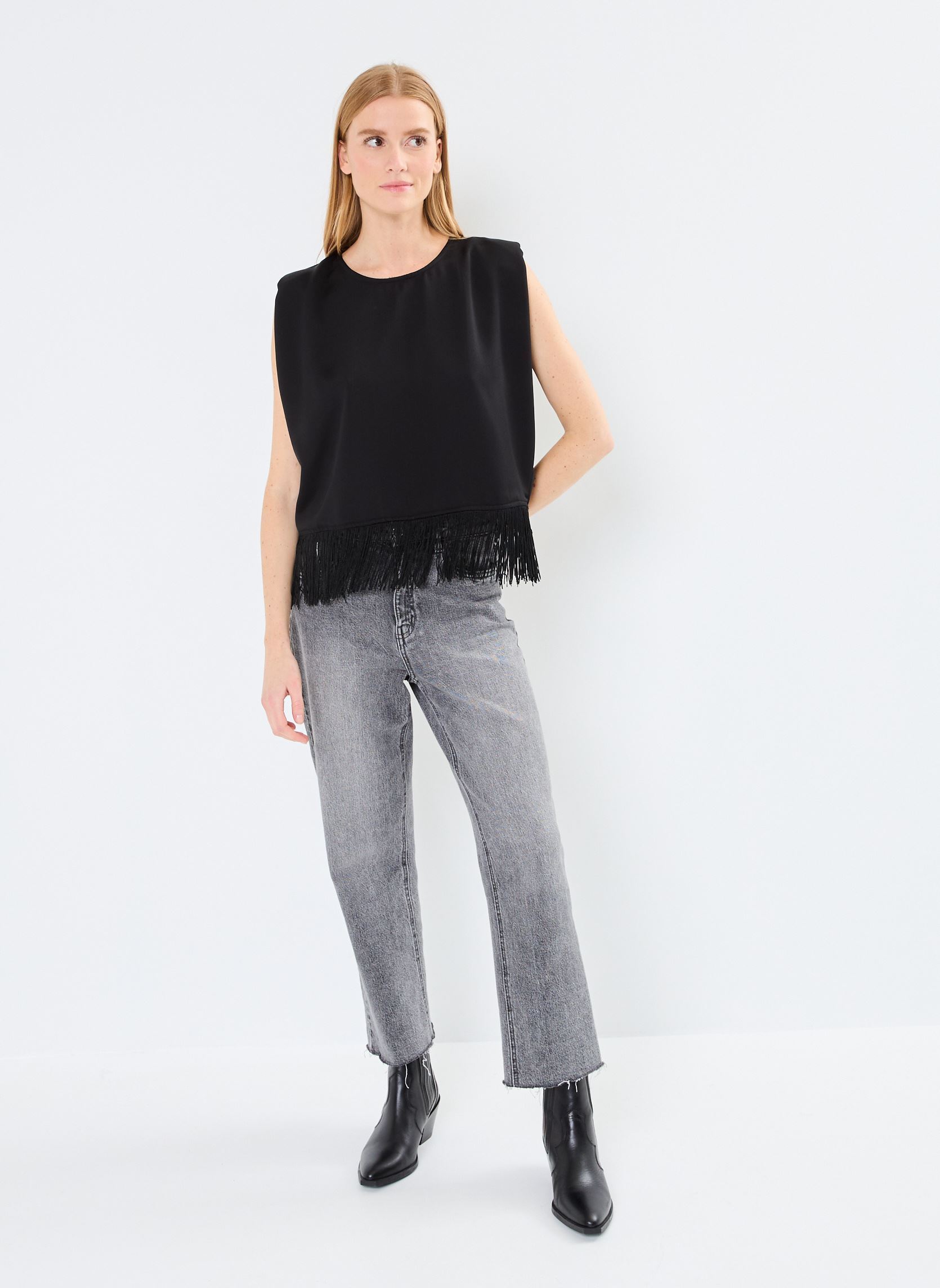 Tops Ihulricco To femme noir Ichi Tops Ihulricco To femme noir BLACK