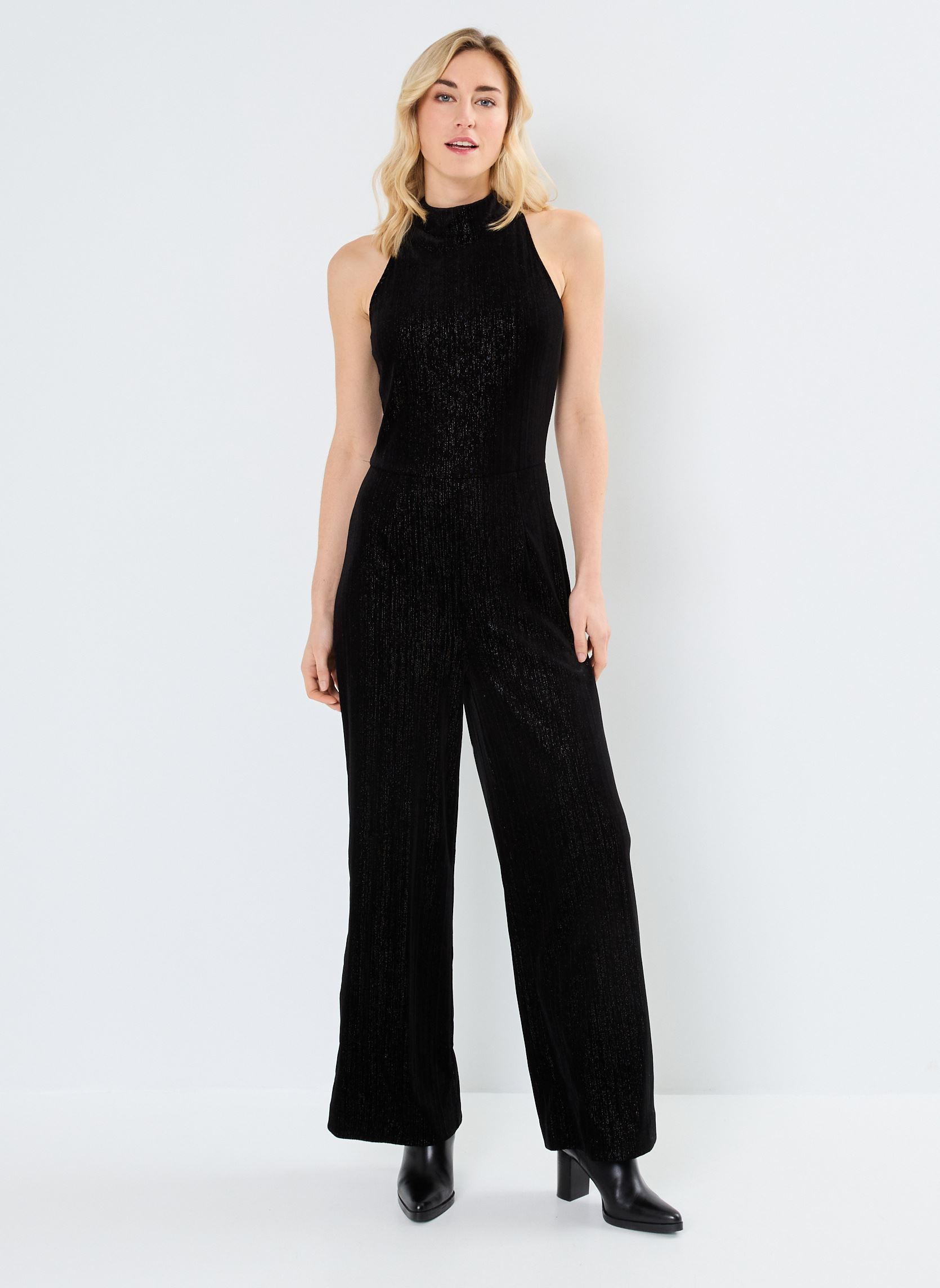 Pantalones tipo mono Ihkate Glamour Js mujer negro Ichi Pantalones tipo mono Ihkate Glamour Js mujer negro BLACK