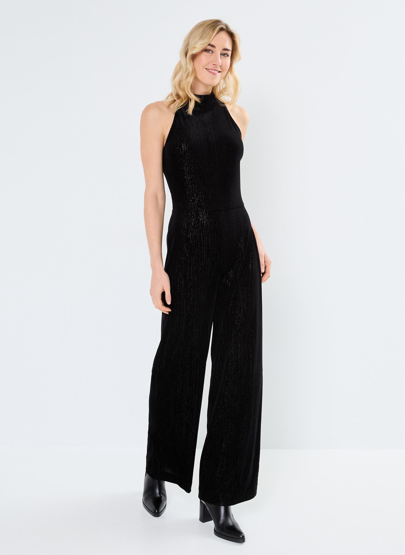 Pantalones tipo mono Ihkate Glamour Js mujer negro Ichi Pantalones tipo mono Ihkate Glamour Js mujer negro BLACK