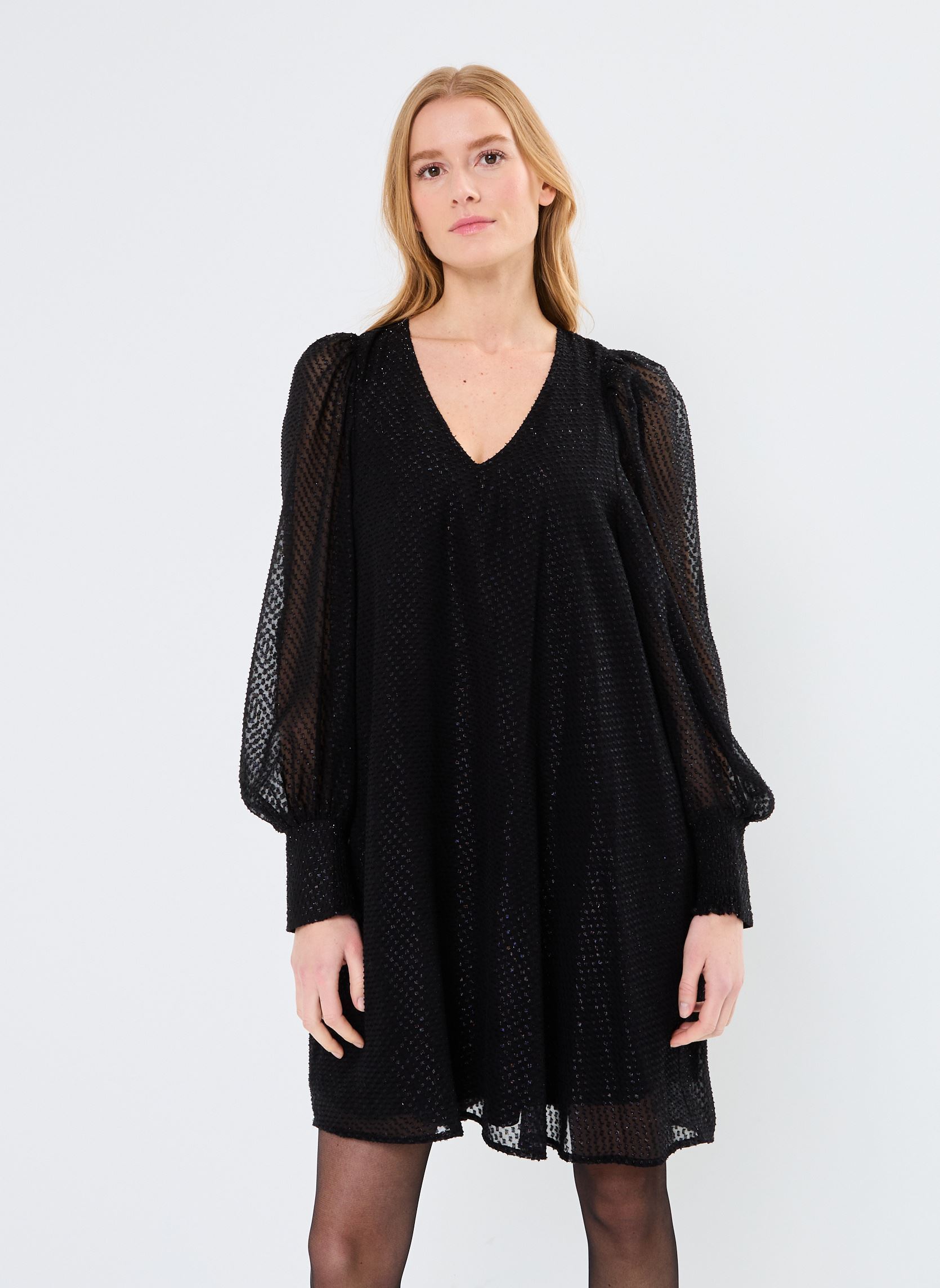 Abiti Ihzandrille Dr donna nero Ichi Abiti Ihzandrille Dr donna nero Black