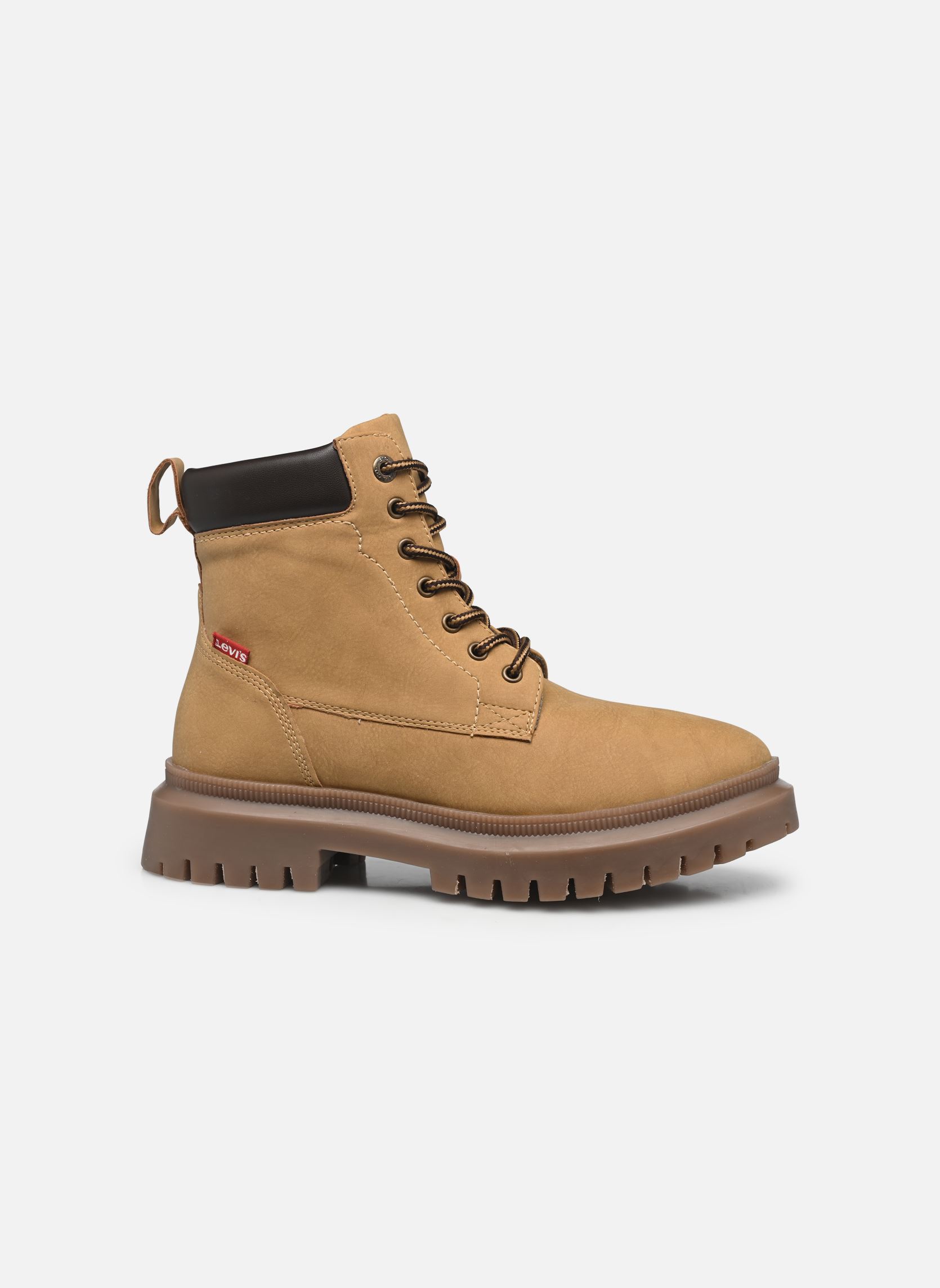 Botines con cordones LENNOX mujer marrón Levi's Botines con cordones LENNOX mujer marrón Medium Yellow