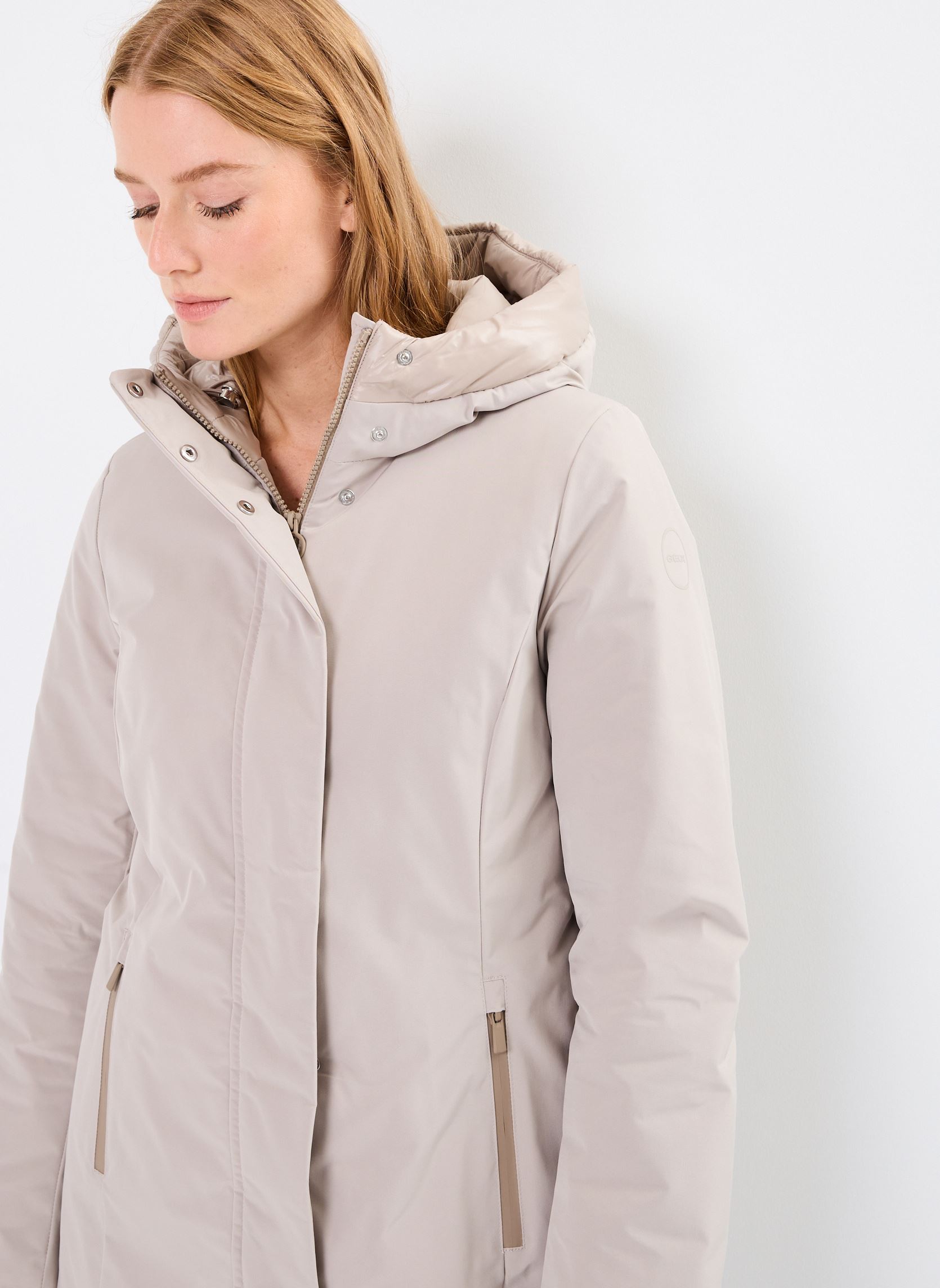 Manteaux W SPHERICA femme beige Geox Manteaux W SPHERICA femme beige STRING