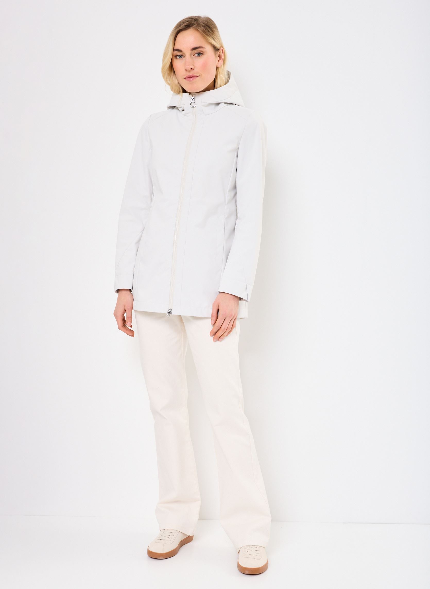 Abrigos W SPHERICA mujer gris Geox Abrigos W SPHERICA mujer gris MOONLIGHT SAND