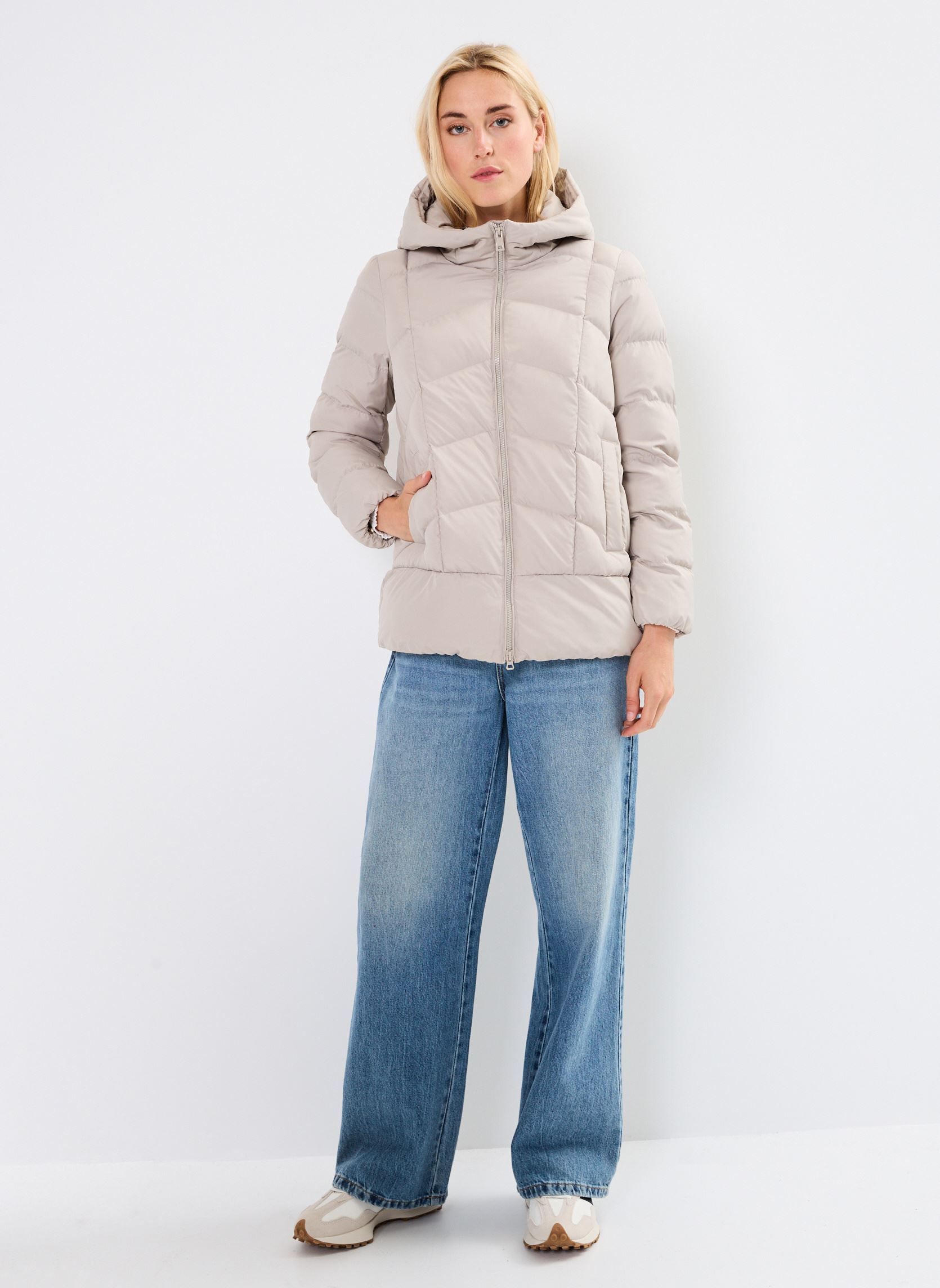 Doudounes W ANYLLA femme beige Geox Doudounes W ANYLLA femme beige STRING
