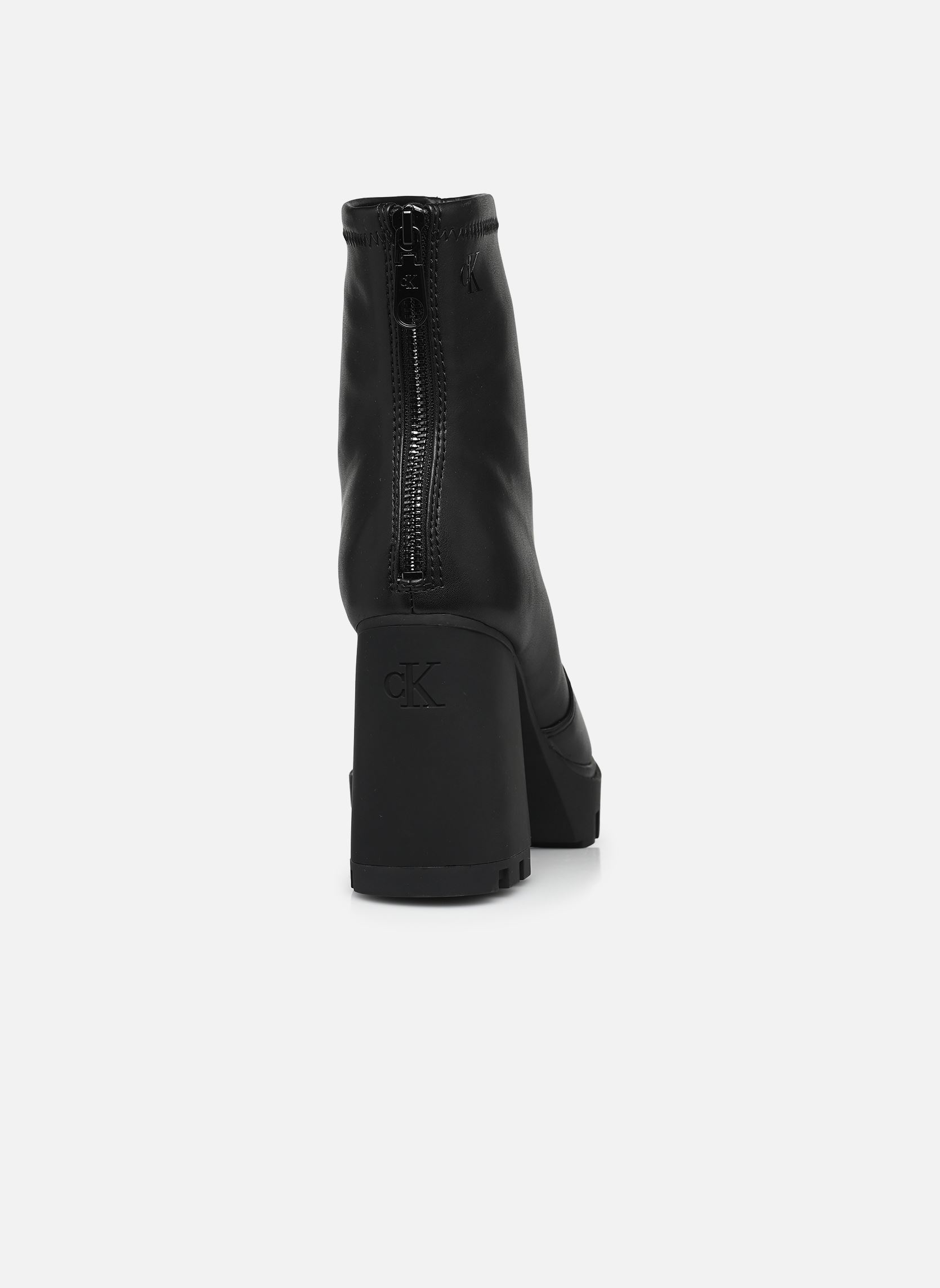 Bottines et boots HEEL PLATFORM ZIP BOOT MG NAPPA femme noir Calvin Klein Bottines et boots HEEL PLATFORM ZIP BOOT MG NAPPA femme noir 0GJ TRIPLE BLACK