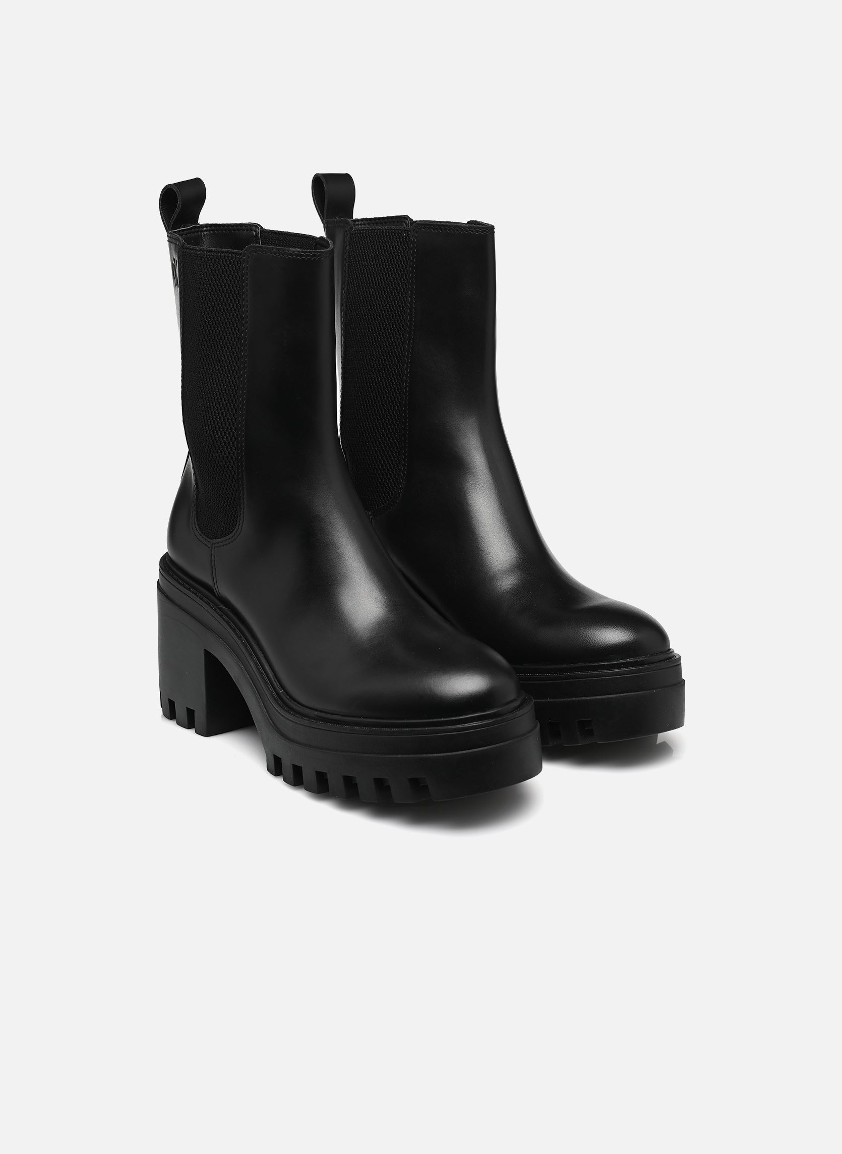 Botines y botas CHUNKY HEELED CHELSEA LTH mujer negro Calvin Klein Botines y botas CHUNKY HEELED CHELSEA LTH mujer negro 0GJ TRIPLE BLACK