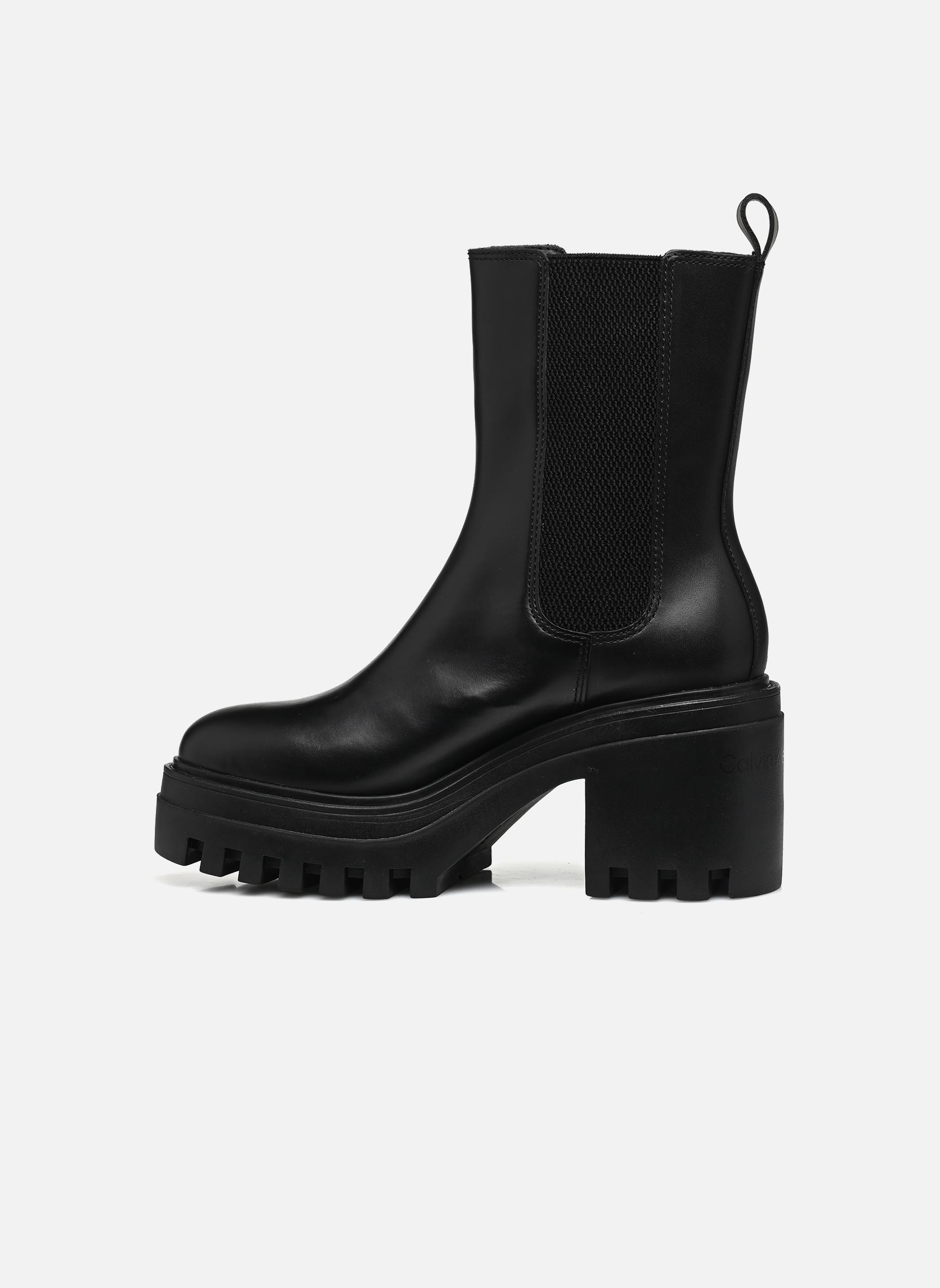Botines y botas CHUNKY HEELED CHELSEA LTH mujer negro Calvin Klein Botines y botas CHUNKY HEELED CHELSEA LTH mujer negro 0GJ TRIPLE BLACK