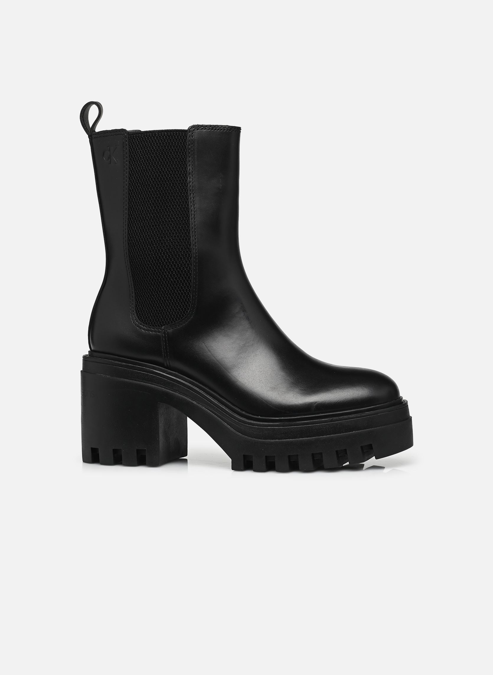 Botines y botas CHUNKY HEELED CHELSEA LTH mujer negro Calvin Klein Botines y botas CHUNKY HEELED CHELSEA LTH mujer negro 0GJ TRIPLE BLACK