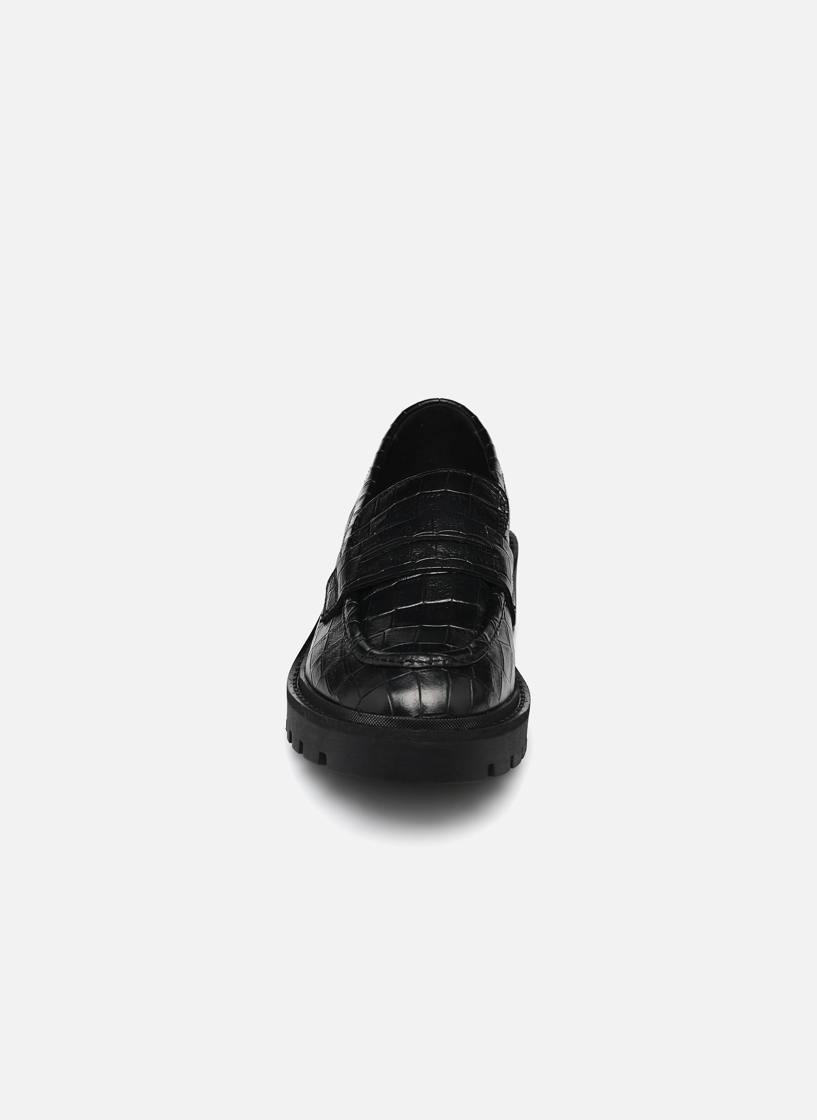 Loafer FLATFORM LOAFER MG CROC LTH damen schwarz Calvin Klein Loafer FLATFORM LOAFER MG CROC LTH damen schwarz 0GJ TRIPLE BLACK