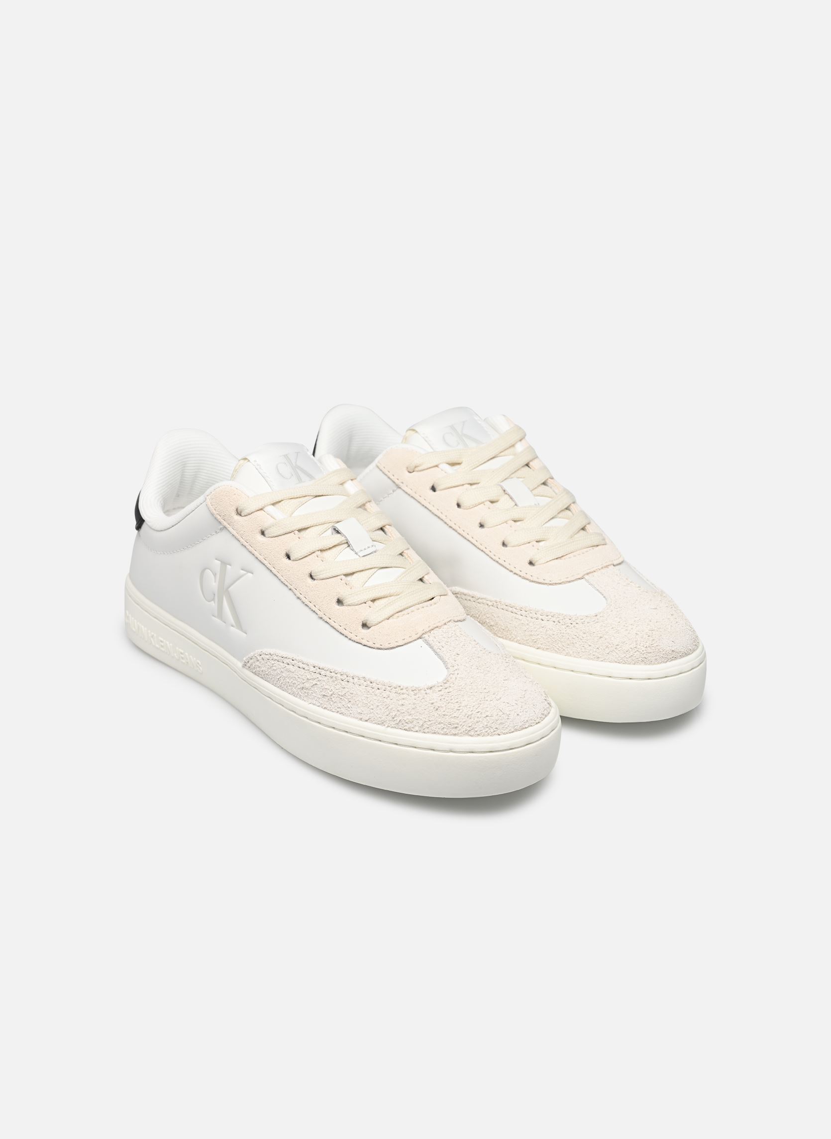 Zapatillas CLASSIC CUPSOLE LOW MG MIX mujer blanco Calvin Klein Zapatillas CLASSIC CUPSOLE LOW MG MIX mujer blanco 01W BRIGHT WHITE/BLACK