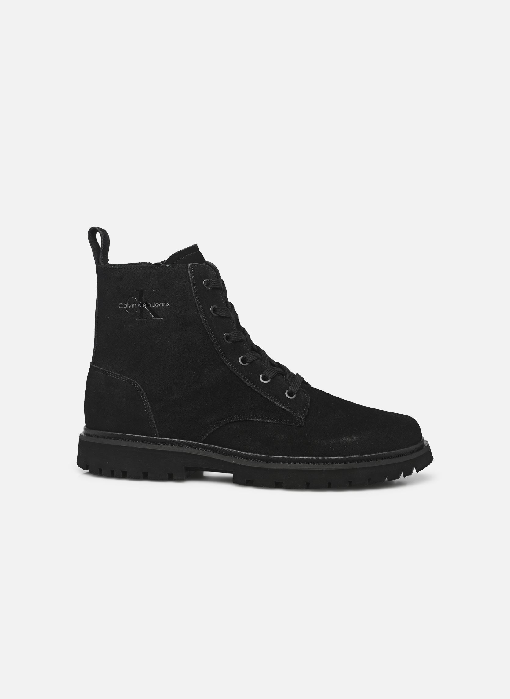 Geschnürte Stiefeletten EVA BOOT MID LACEUP ICONIC DRESS herren schwarz Calvin Klein Geschnürte Stiefeletten EVA BOOT MID LACEUP ICONIC DRESS herren schwarz 0GJ TRIPLE BLACK