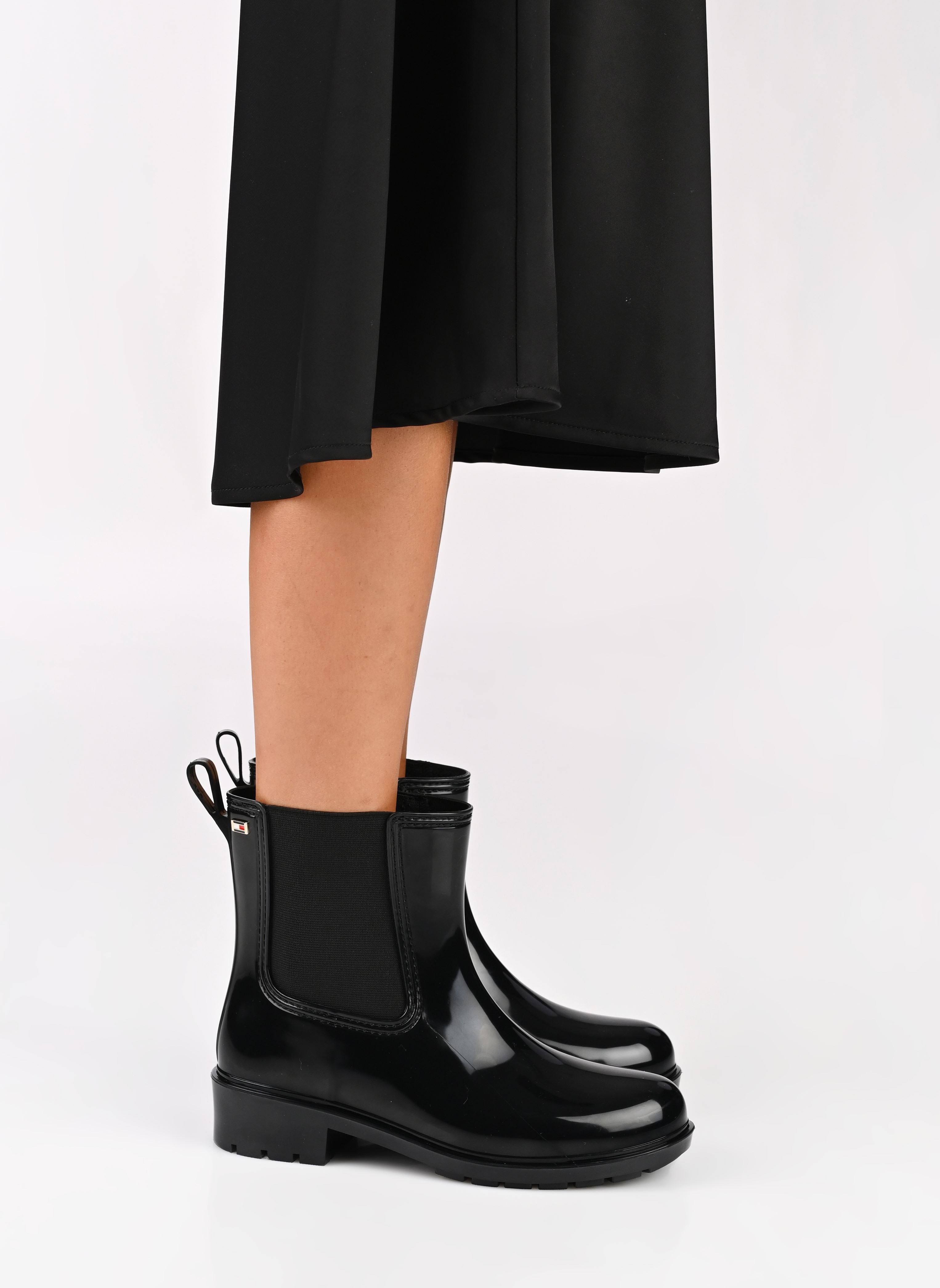 Gummistiefel FLAG RAINBOOT damen schwarz Tommy Hilfiger Gummistiefel FLAG RAINBOOT damen schwarz BDS BLACK