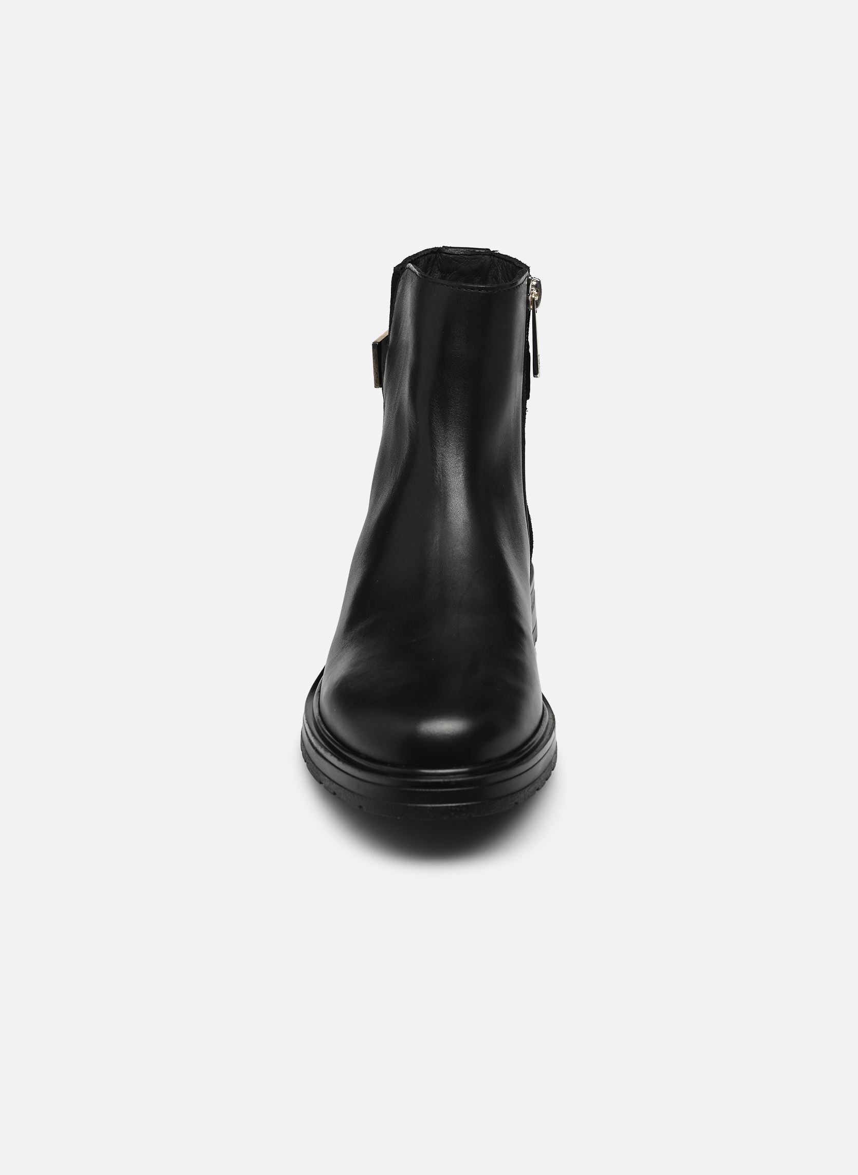 Enkellaarzen en boots TH LOGO LEATHER MIX CHELSEA dames zwart Tommy Hilfiger Enkellaarzen en boots TH LOGO LEATHER MIX CHELSEA dames zwart BDS BLACK