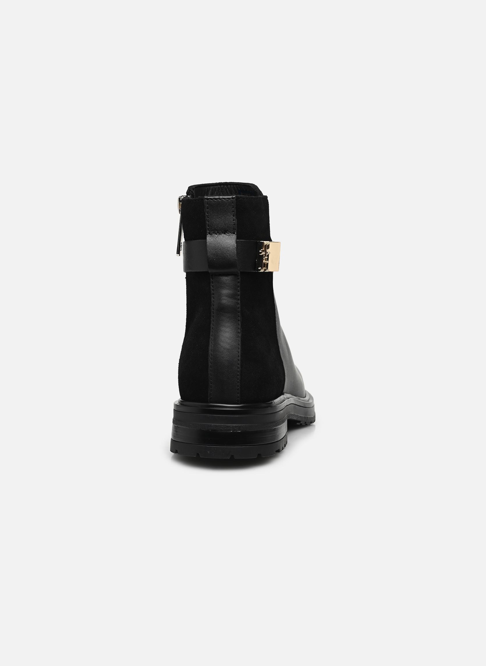 Enkellaarzen en boots TH LOGO LEATHER MIX CHELSEA dames zwart Tommy Hilfiger Enkellaarzen en boots TH LOGO LEATHER MIX CHELSEA dames zwart BDS BLACK