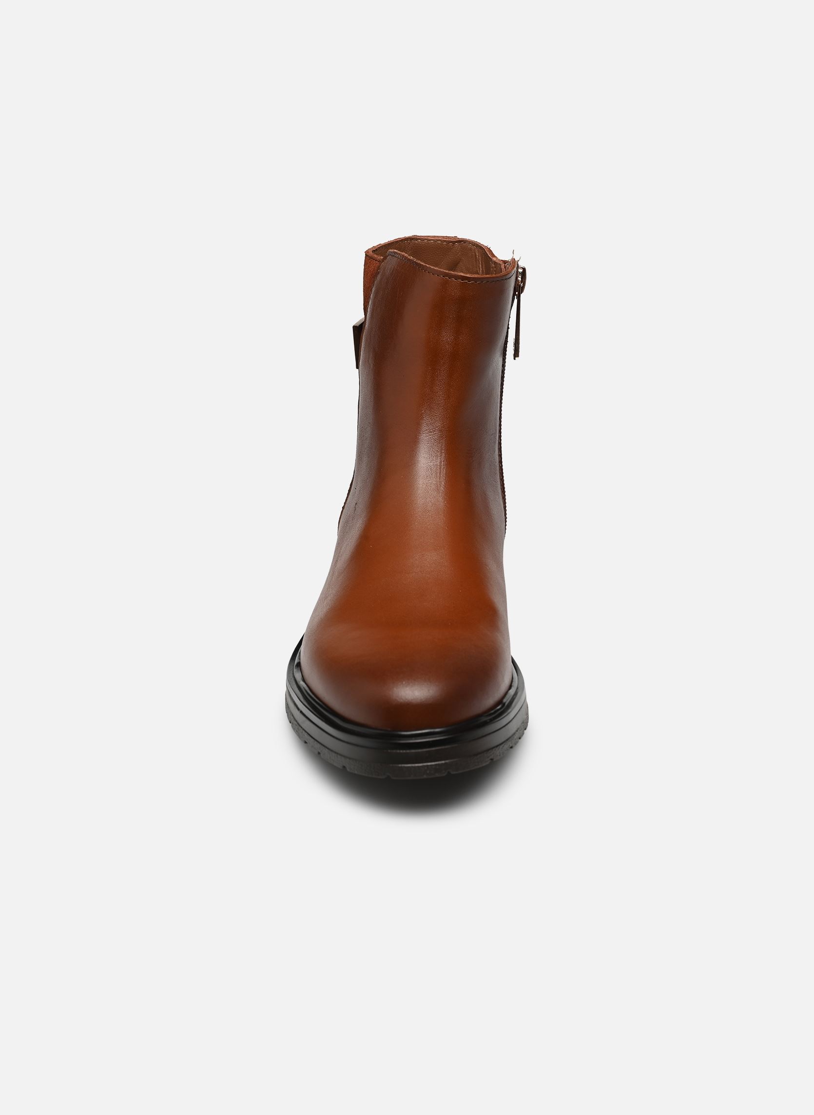 Stivaletti e stivali TH LOGO LEATHER MIX CHELSEA donna marrone Tommy Hilfiger Stivaletti e stivali TH LOGO LEATHER MIX CHELSEA donna marrone GPK COGNAC BROWN