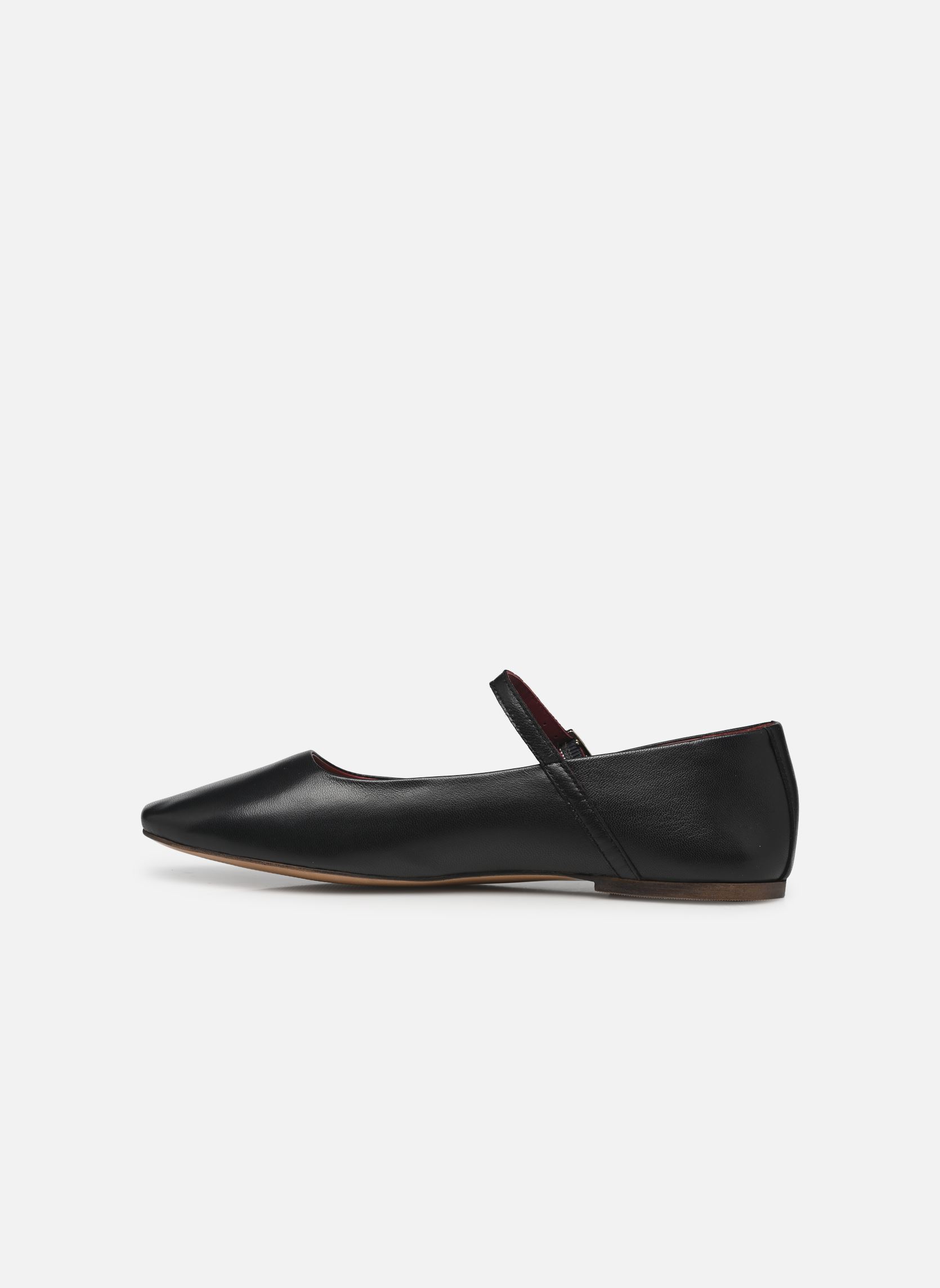 Klassieke ballerina's MARYJANE BALLERINA LEATHER dames zwart Tommy Hilfiger Klassieke ballerina's MARYJANE BALLERINA LEATHER dames zwart BDS BLACK