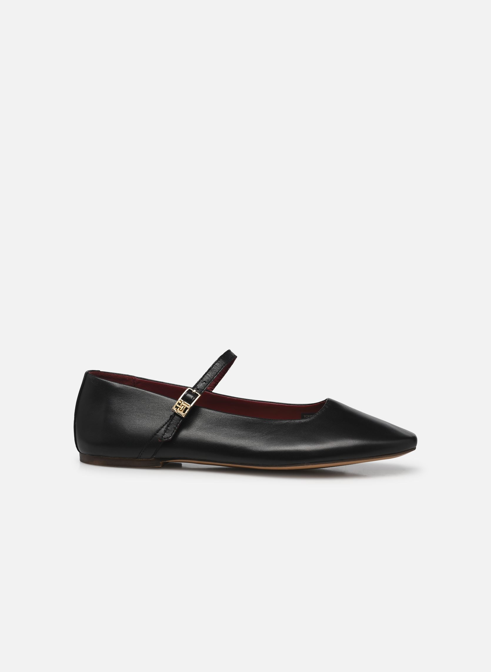 Klassieke ballerina's MARYJANE BALLERINA LEATHER dames zwart Tommy Hilfiger Klassieke ballerina's MARYJANE BALLERINA LEATHER dames zwart BDS BLACK