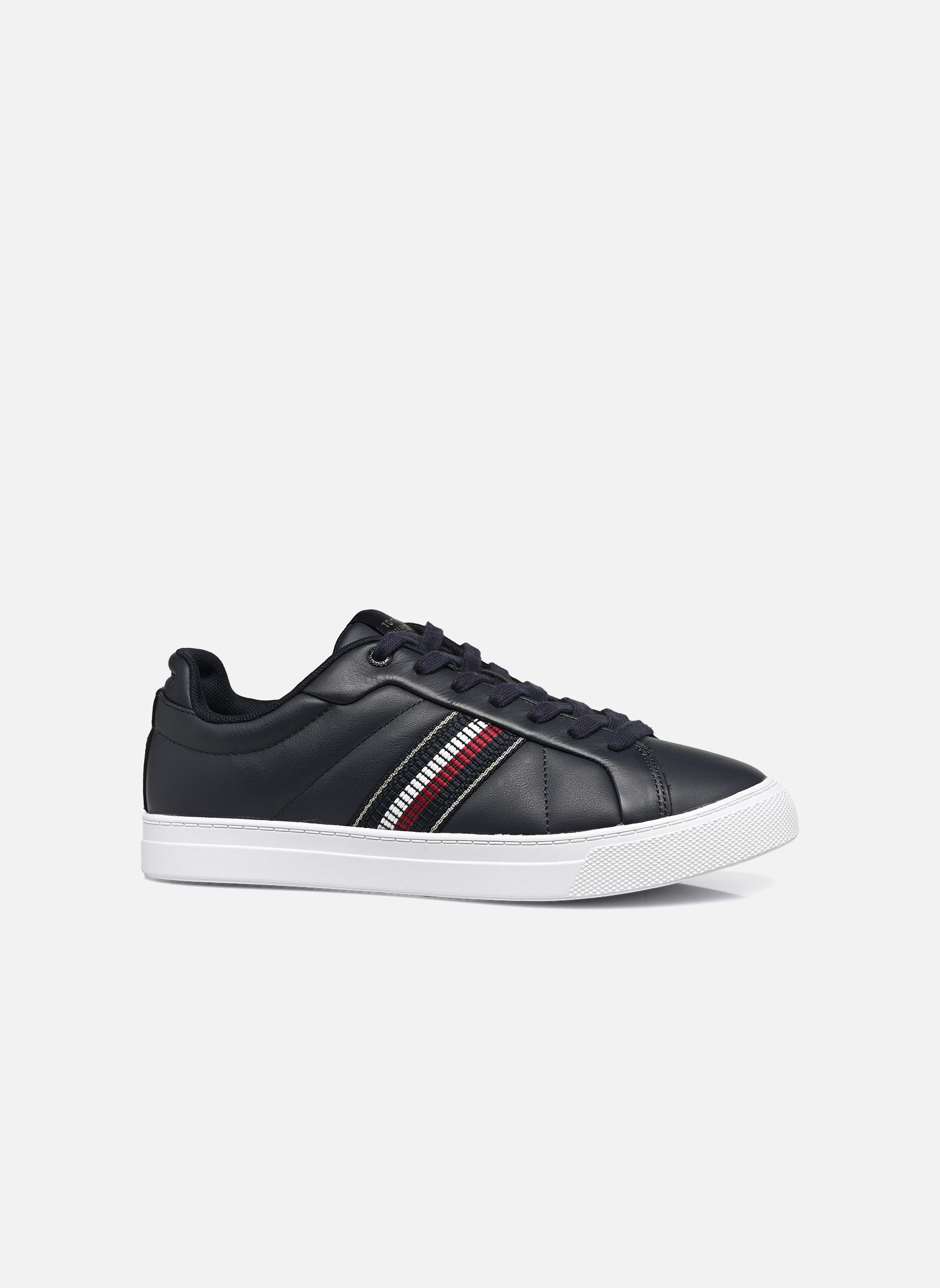 Baskets ICON COURT SNEAKERS STRIPES femme bleu Tommy Hilfiger Baskets ICON COURT SNEAKERS STRIPES femme bleu DW6 SPACE BLUE