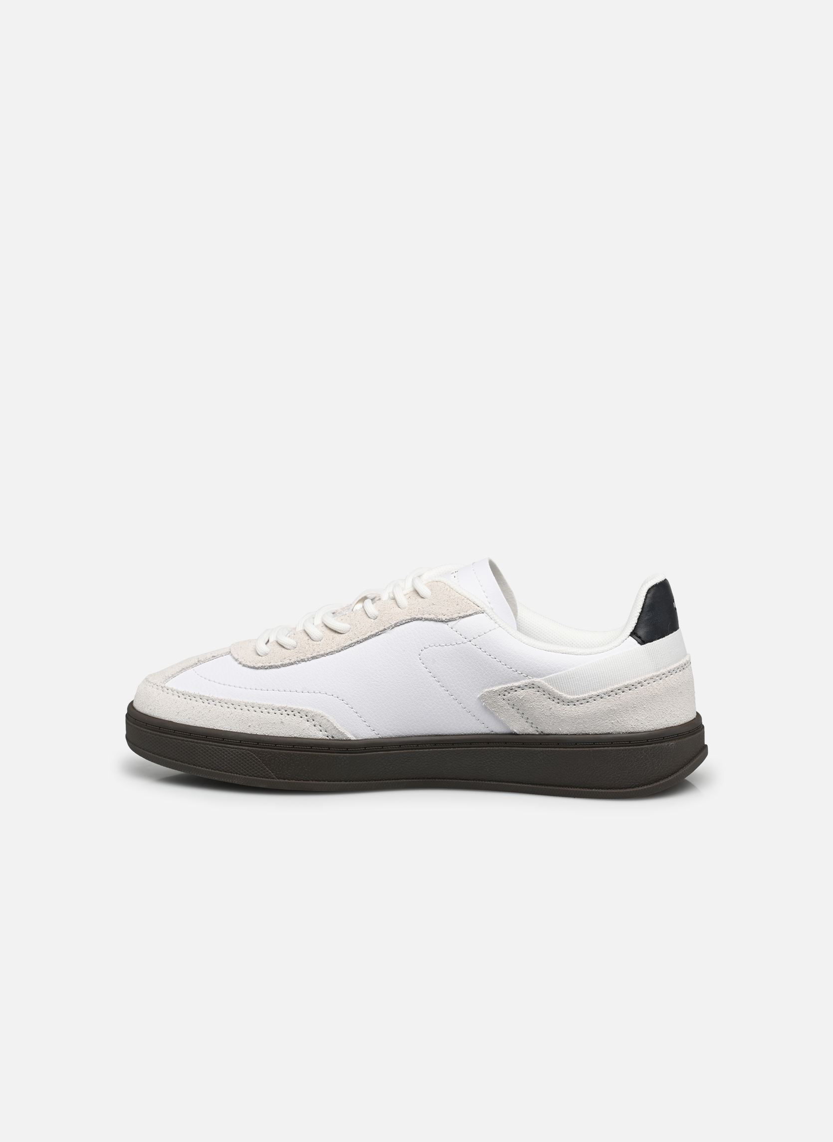 Baskets TH HERITAGE COURT SNEAKER LTHR femme blanc Tommy Hilfiger Baskets TH HERITAGE COURT SNEAKER LTHR femme blanc YBS WHITE