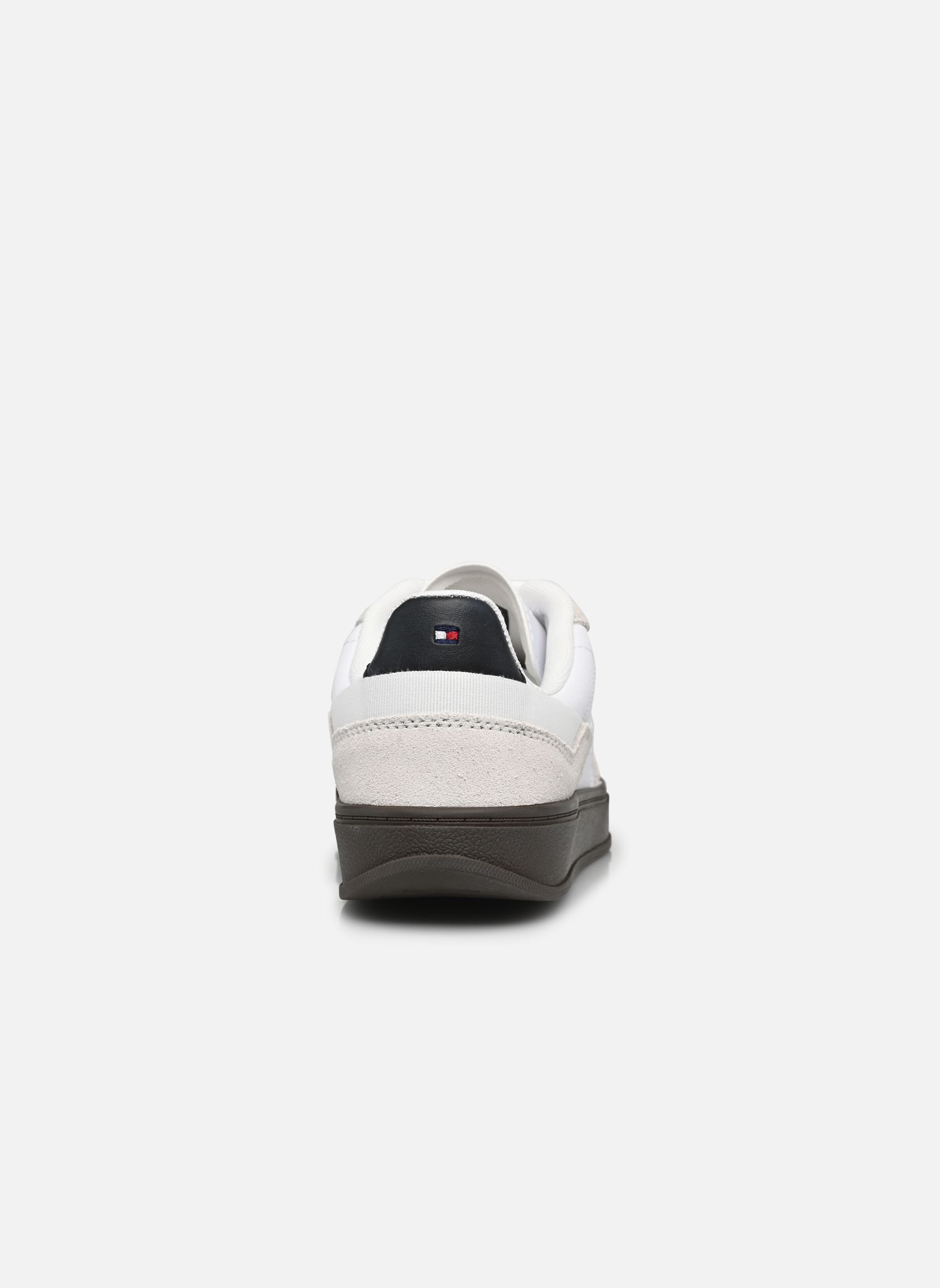 Baskets TH HERITAGE COURT SNEAKER LTHR femme blanc Tommy Hilfiger Baskets TH HERITAGE COURT SNEAKER LTHR femme blanc YBS WHITE