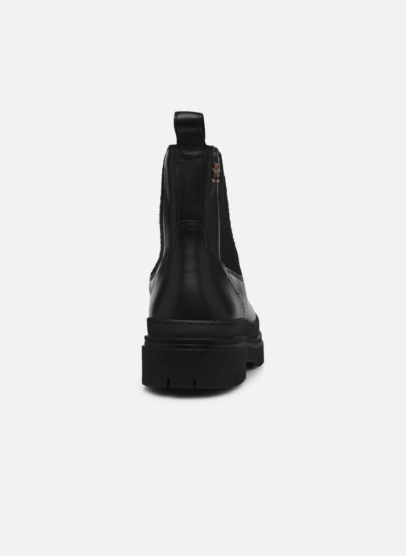 Bottines et boots NAUTICAL MELTON LEATHER CHELSEA femme noir Tommy Hilfiger Bottines et boots NAUTICAL MELTON LEATHER CHELSEA femme noir BDS BLACK