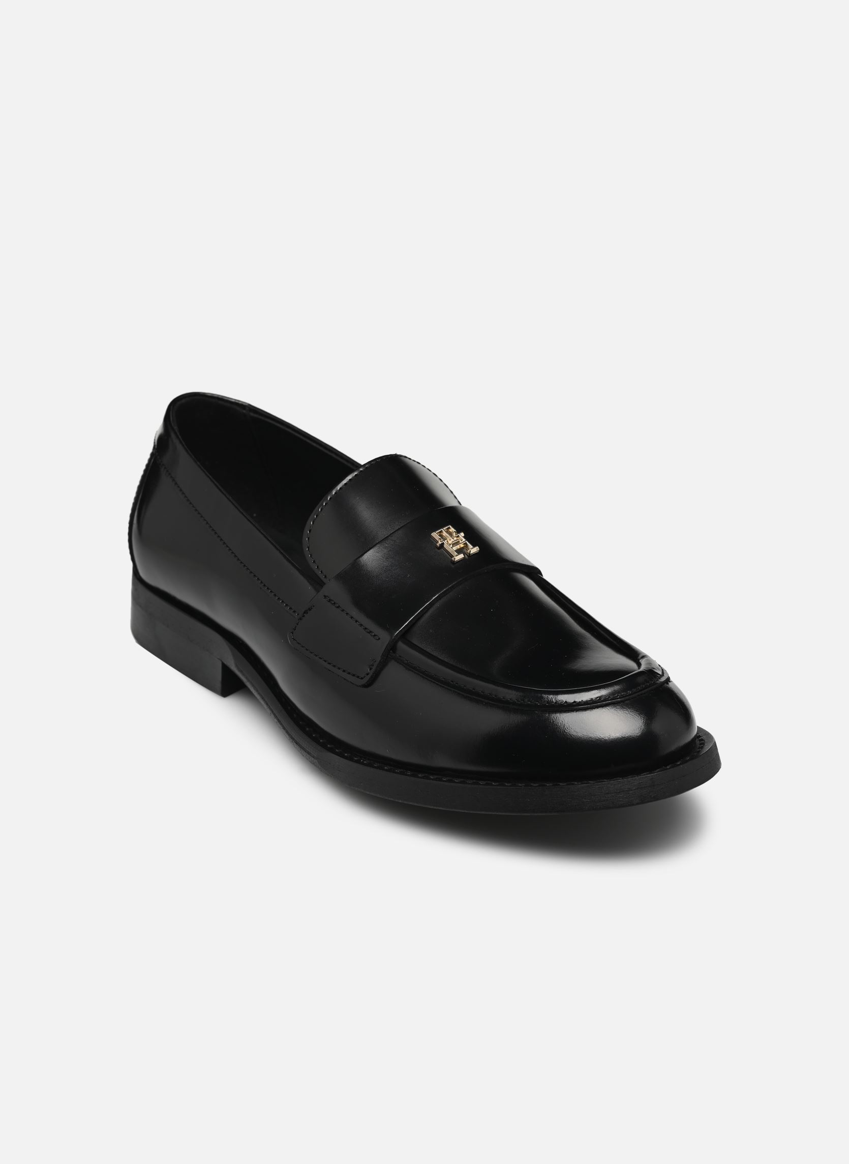 Mocassins PARTY ABRASIVATO LEATHER LOAFER dames zwart Tommy Hilfiger Mocassins PARTY ABRASIVATO LEATHER LOAFER dames zwart BDS BLACK