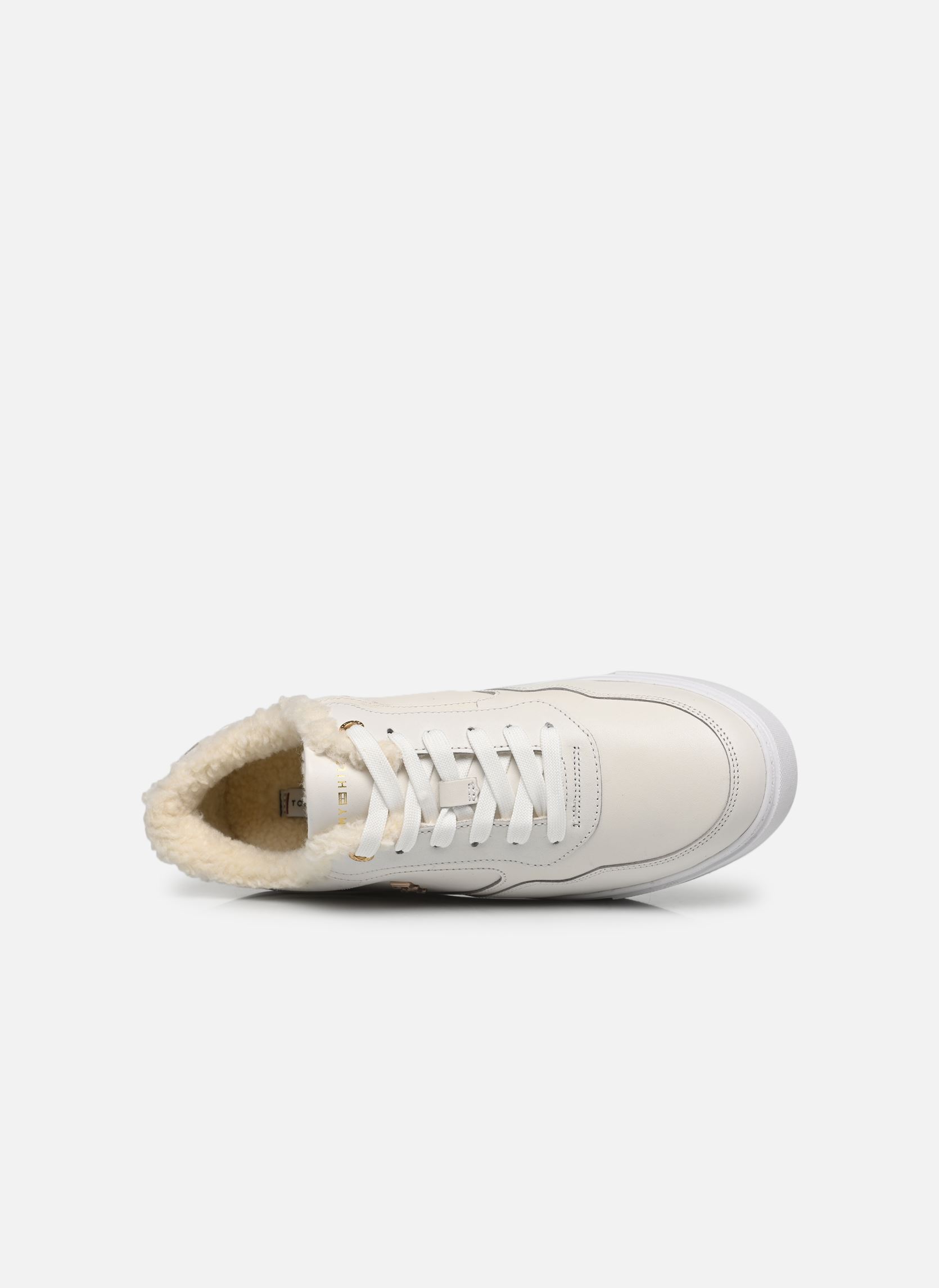 Sneaker ESSENTIAL PLATFORM SNEAKER FUR damen weiß Tommy Hilfiger Sneaker ESSENTIAL PLATFORM SNEAKER FUR damen weiß YBH ANCIENT WHITE