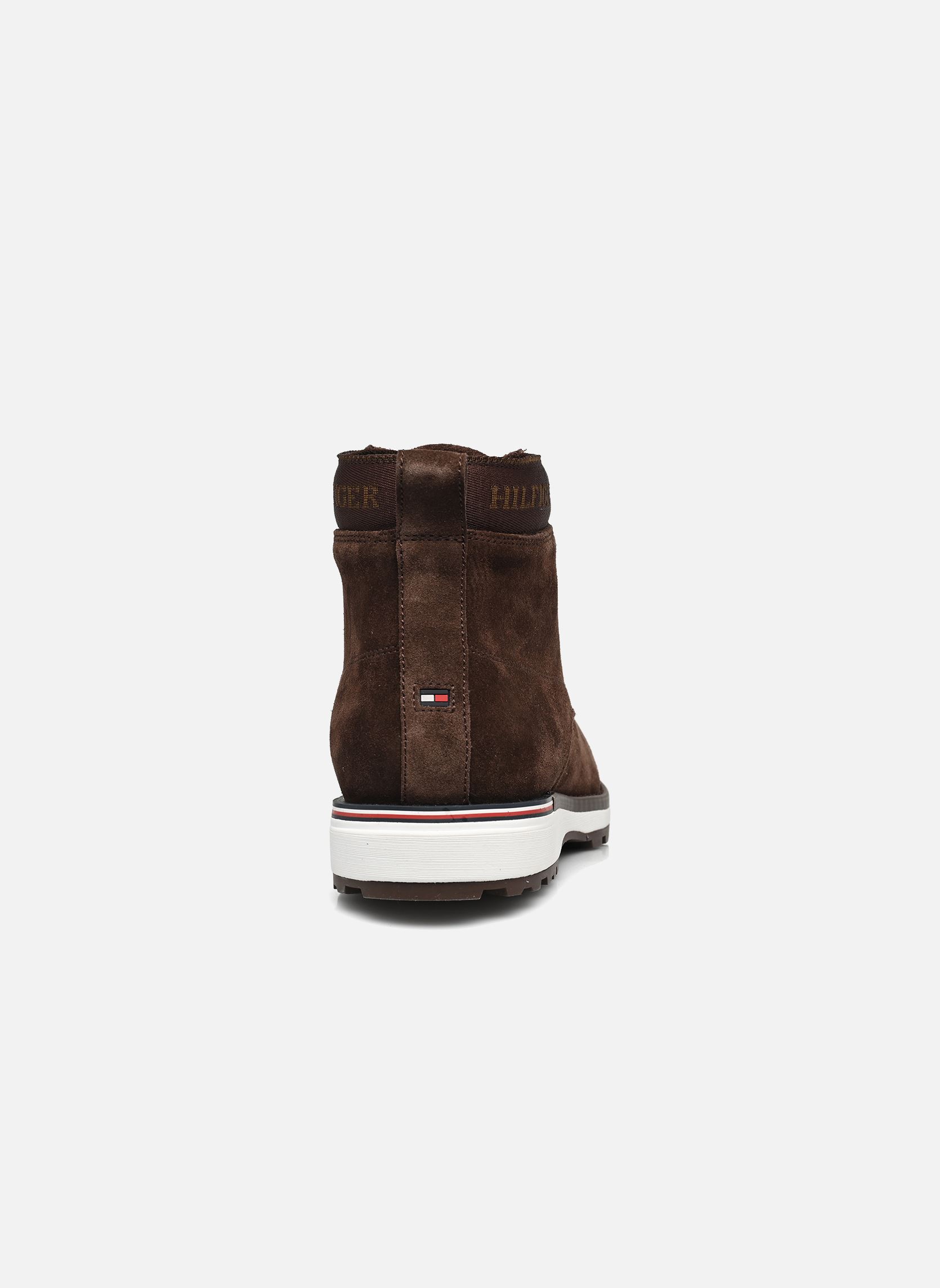 Bottines à lacets CORPORATE OUTDOOR SUEDE BOOT homme marron Tommy Hilfiger Bottines à lacets CORPORATE OUTDOOR SUEDE BOOT homme marron GT6 COCOA