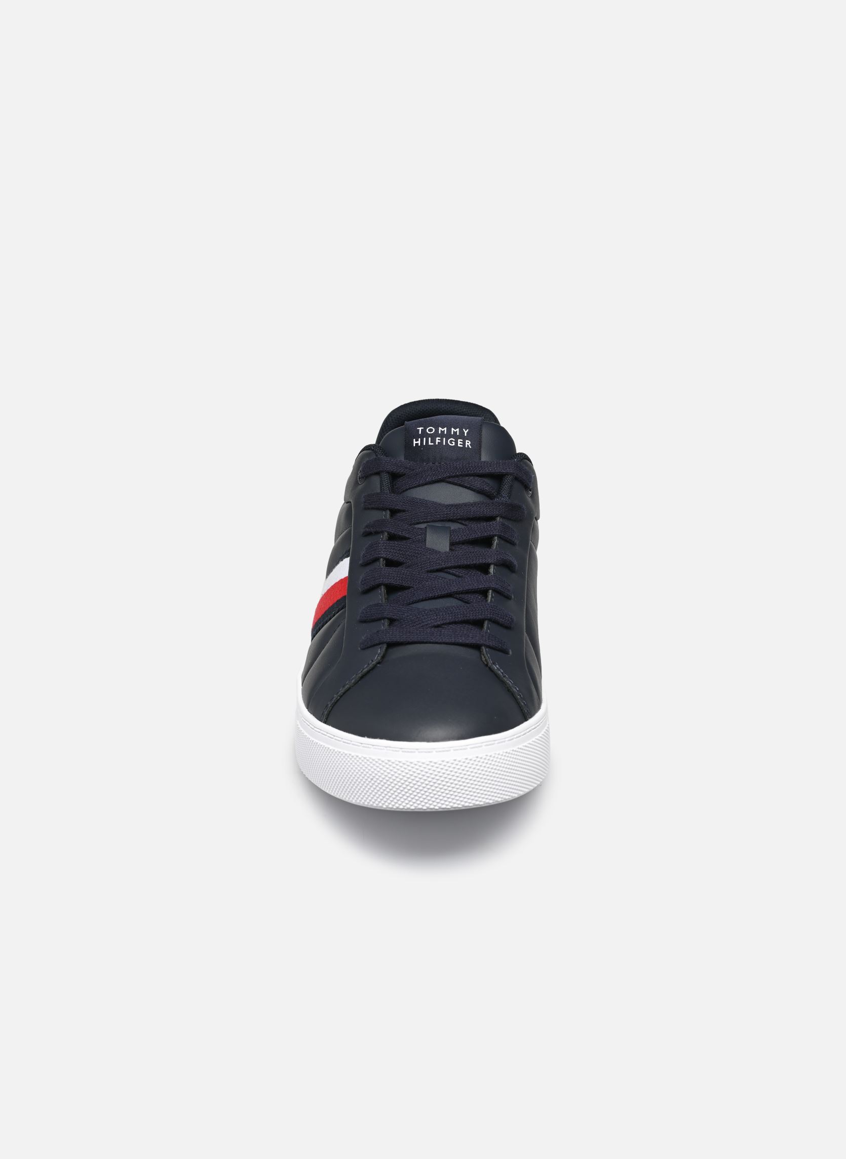 Sneakers ICON COURT LTH STRIPES heren blauw Tommy Hilfiger Sneakers ICON COURT LTH STRIPES heren blauw DW5 DESERT SKY