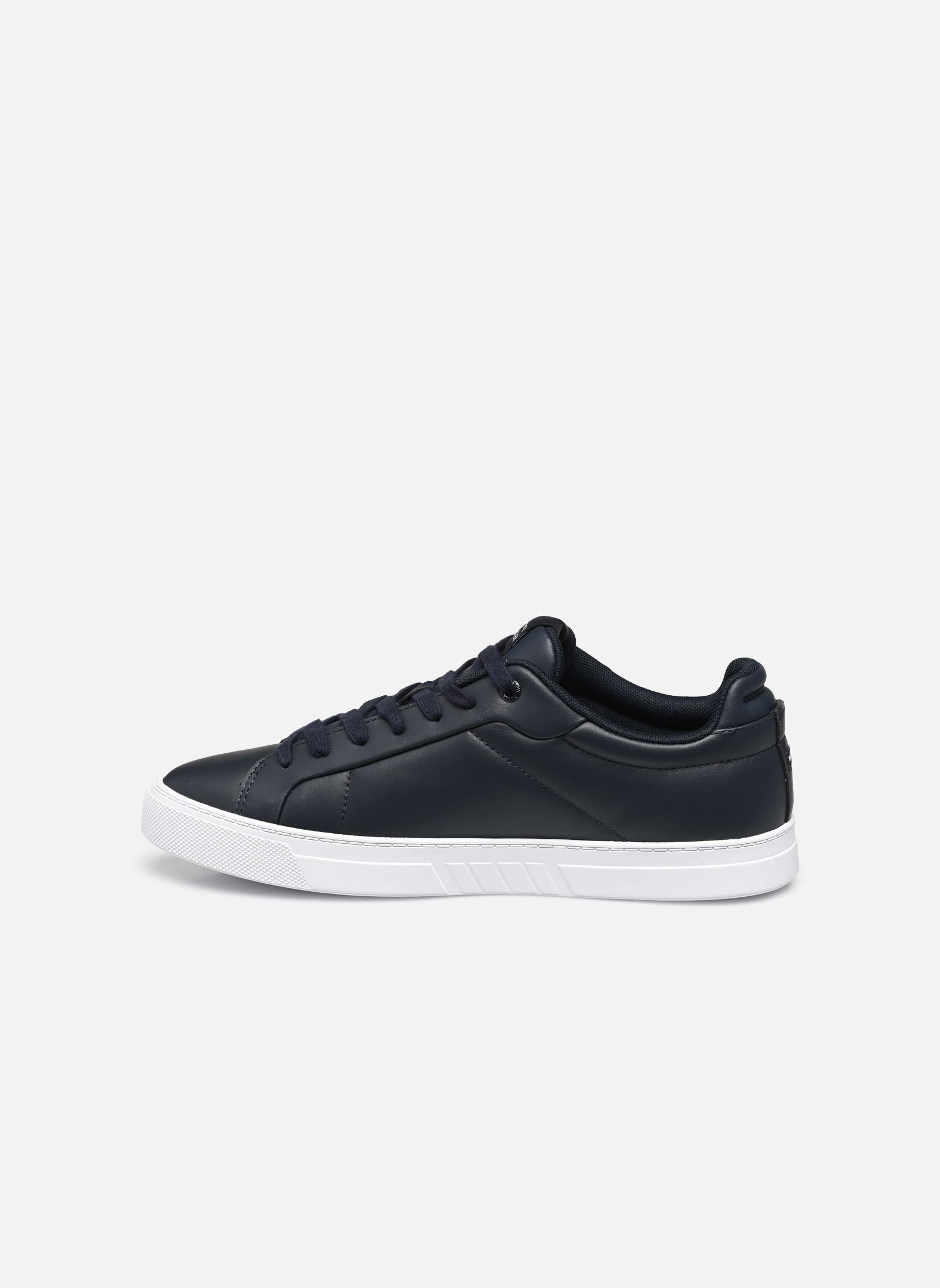 Sneakers ICON COURT LTH STRIPES heren blauw Tommy Hilfiger Sneakers ICON COURT LTH STRIPES heren blauw DW5 DESERT SKY