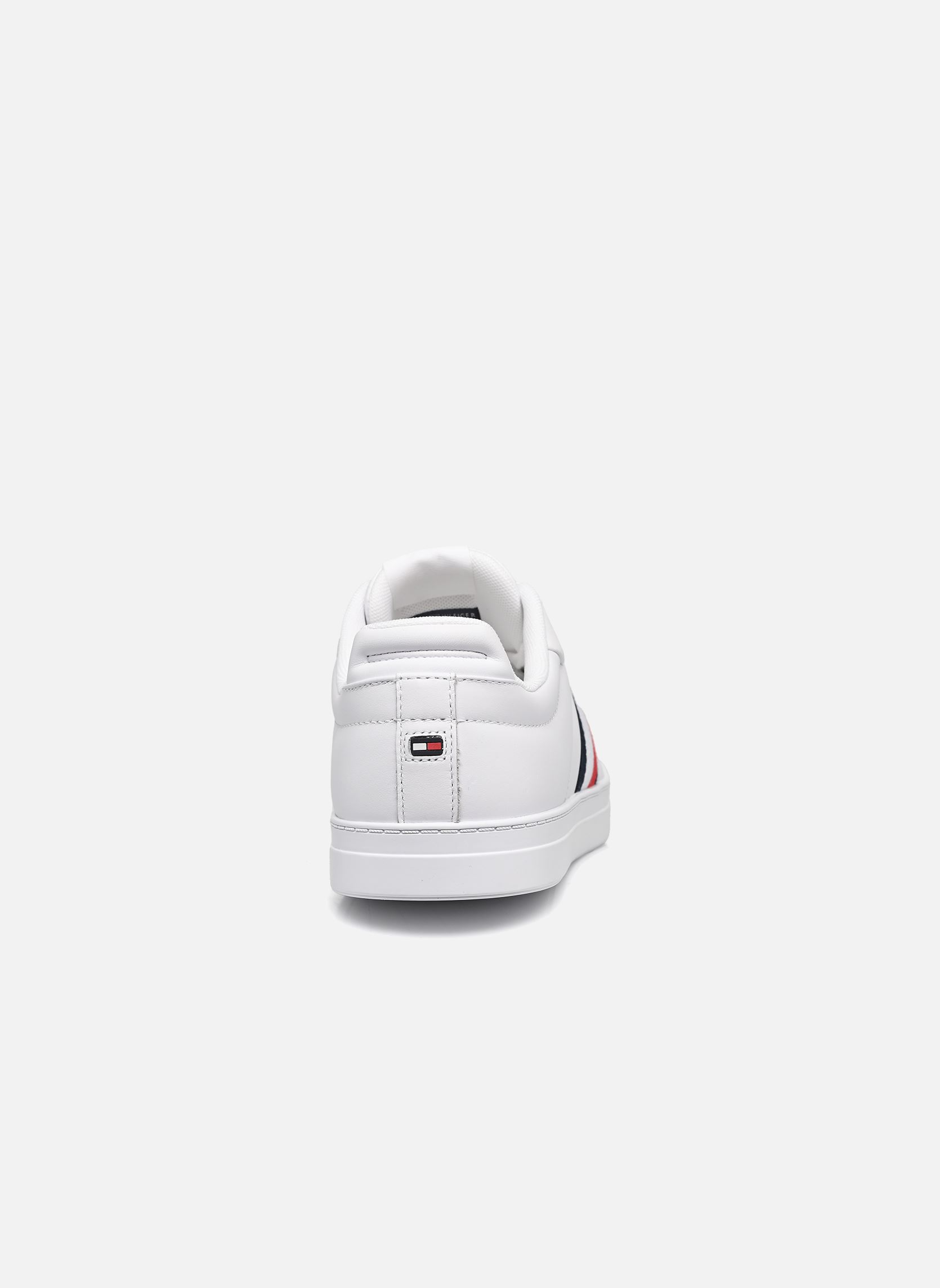 Baskets ICON COURT LTH STRIPES homme blanc Tommy Hilfiger Baskets ICON COURT LTH STRIPES homme blanc YBS WHITE