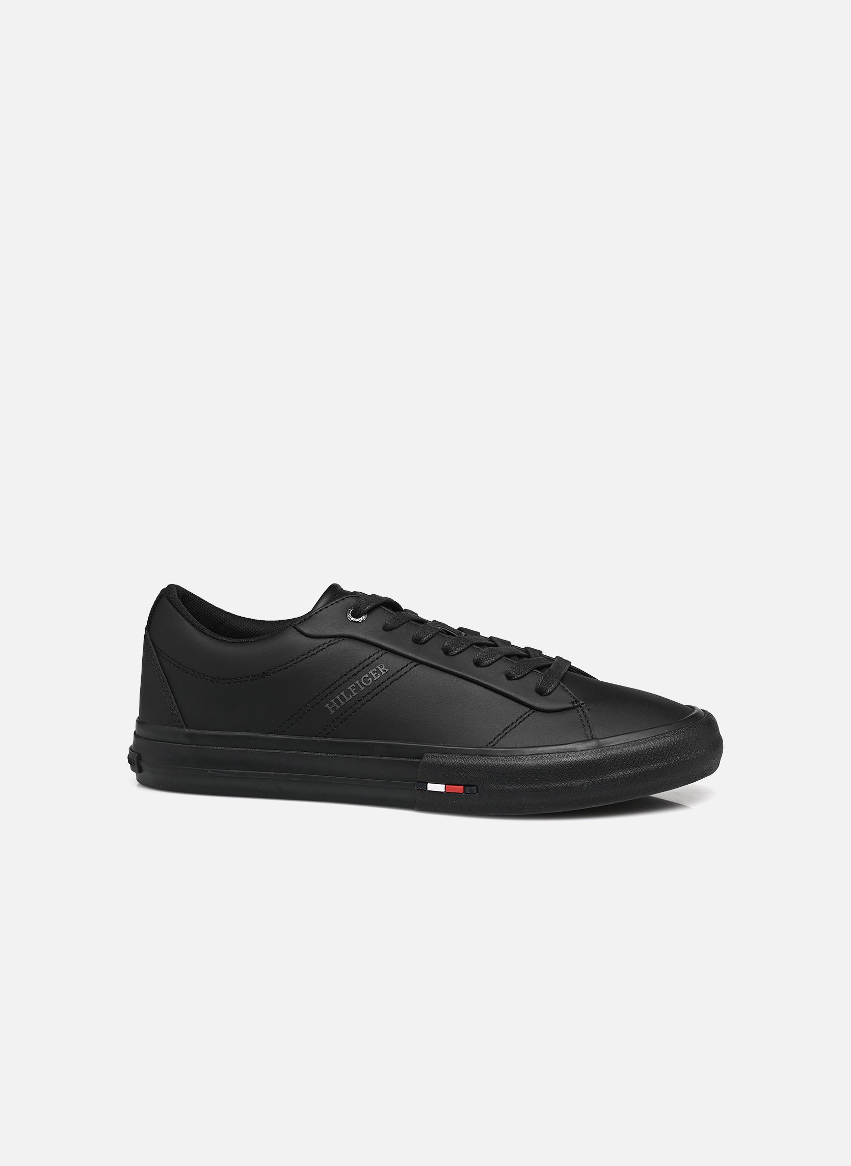 Baskets TH HI VULC STREET RWB LTH LOW homme noir Tommy Hilfiger Baskets TH HI VULC STREET RWB LTH LOW homme noir BDS BLACK
