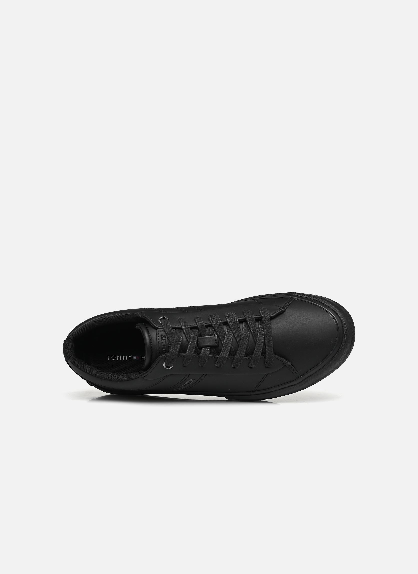 Baskets TH HI VULC STREET RWB LTH LOW homme noir Tommy Hilfiger Baskets TH HI VULC STREET RWB LTH LOW homme noir BDS BLACK