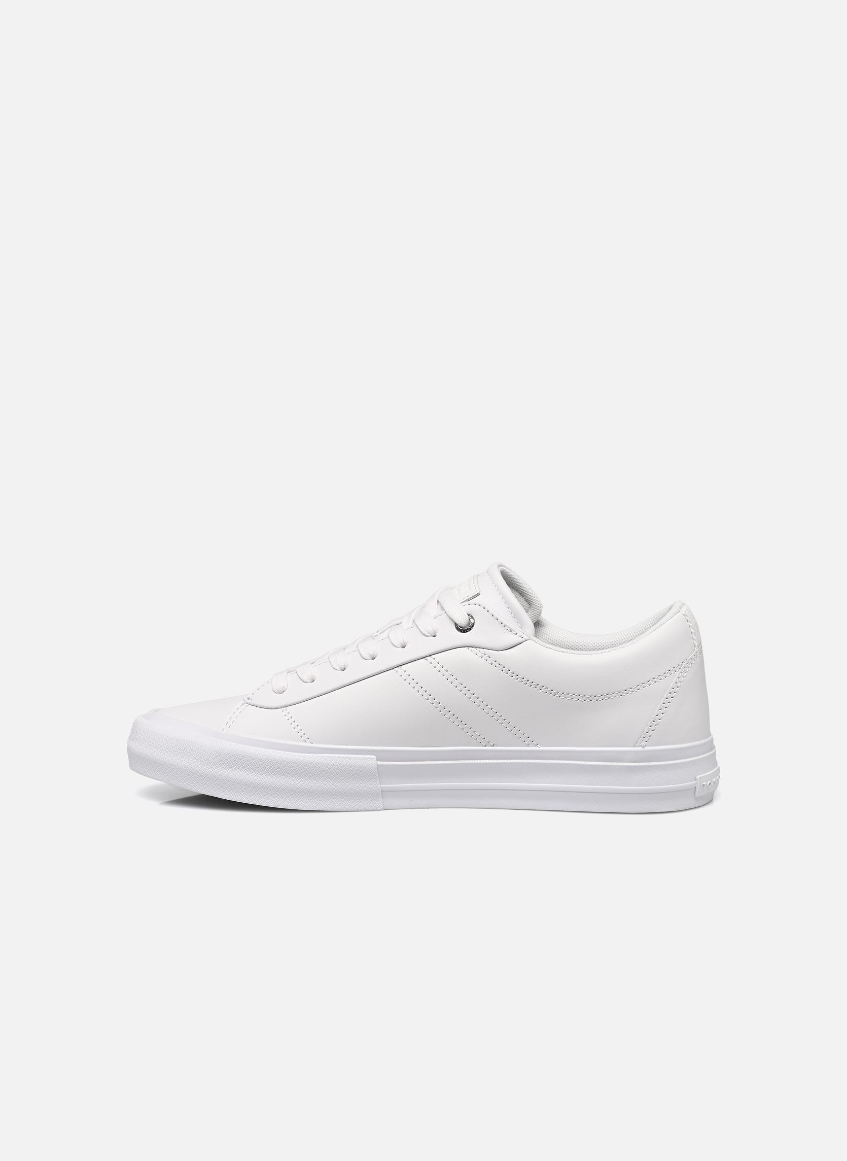 Sneakers TH HI VULC STREET RWB LTH LOW heren wit Tommy Hilfiger Sneakers TH HI VULC STREET RWB LTH LOW heren wit YBS WHITE