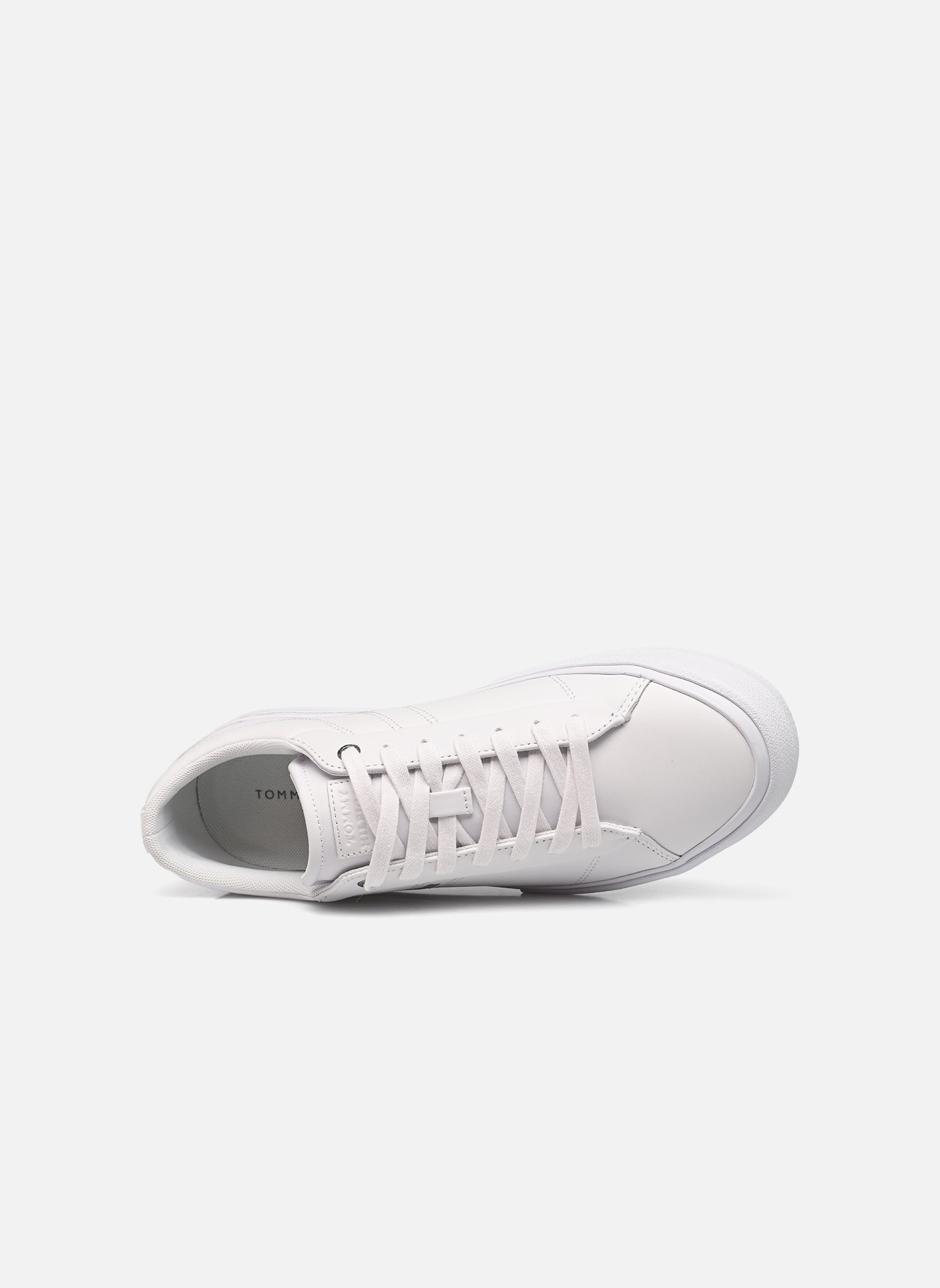 Sneakers TH HI VULC STREET RWB LTH LOW heren wit Tommy Hilfiger Sneakers TH HI VULC STREET RWB LTH LOW heren wit YBS WHITE