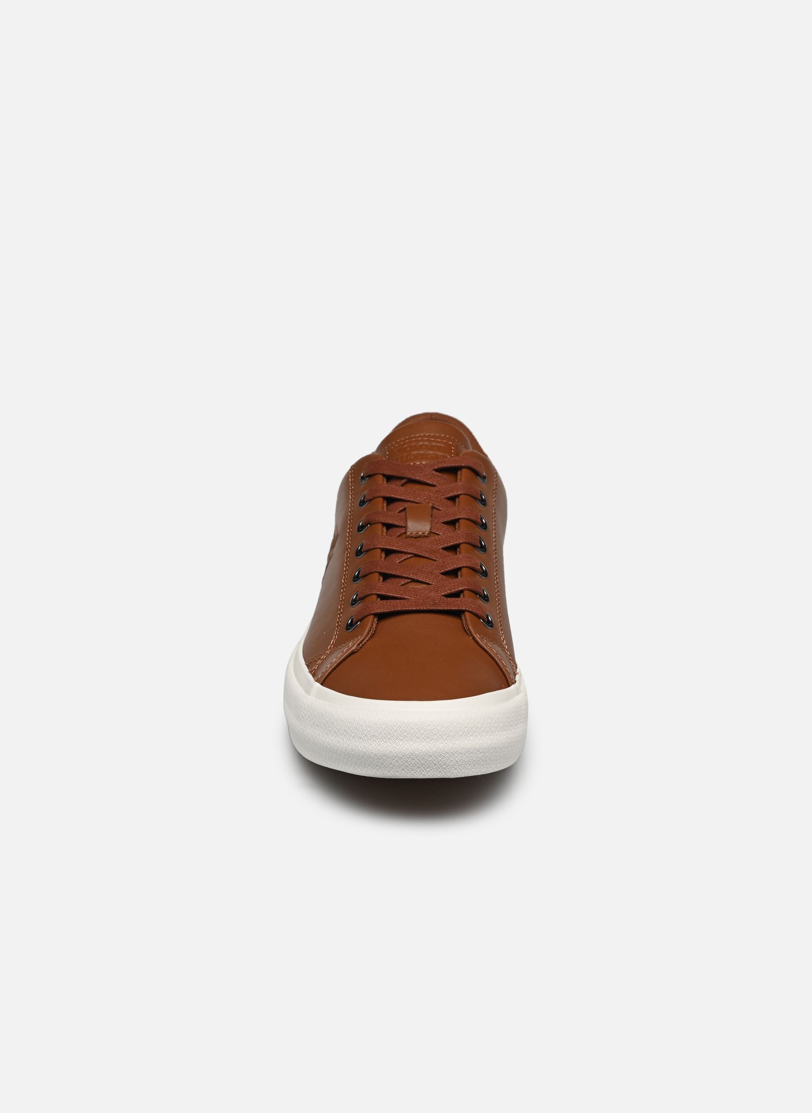 Sneaker TH HI VULC STREET PATCH LTH LUXE herren braun Tommy Hilfiger Sneaker TH HI VULC STREET PATCH LTH LUXE herren braun GVI WINTER COGNAC