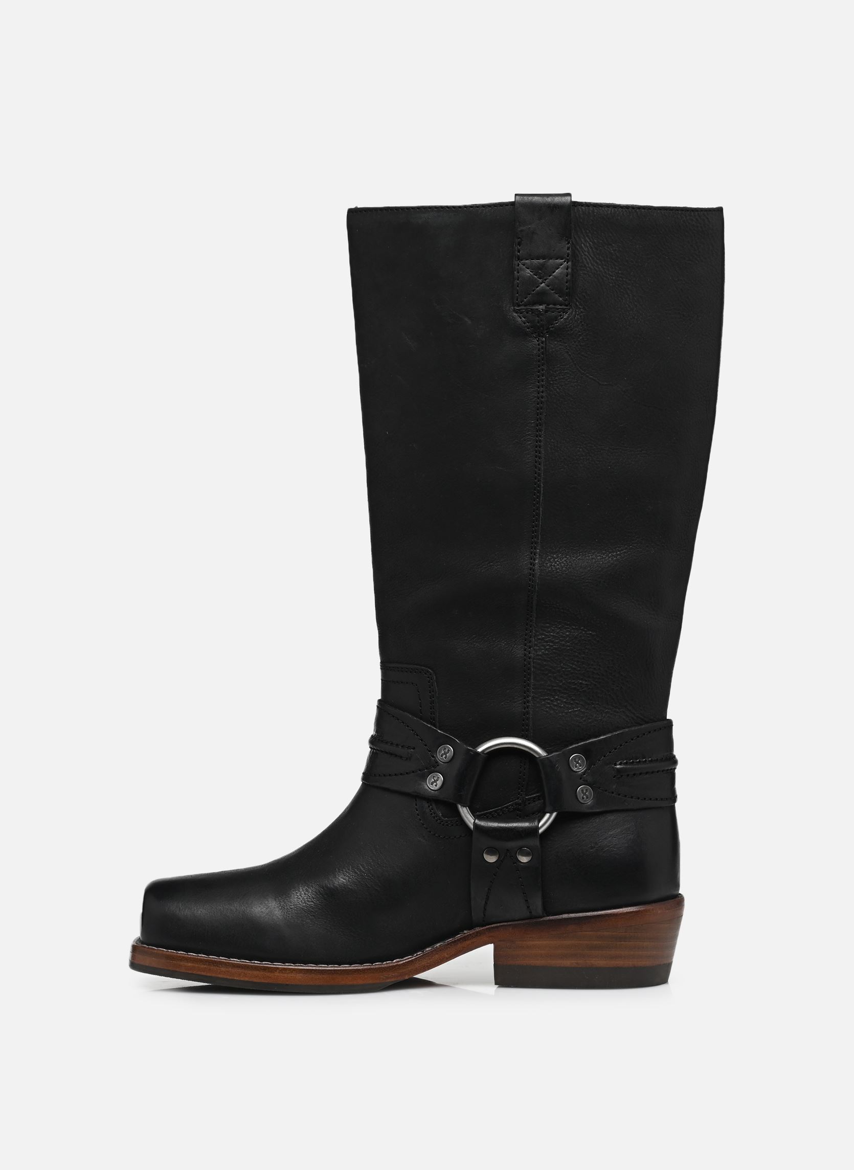Bottines motardes Lo-Ua 14339 femme noir Bronx Bottines motardes Lo-Ua 14339 femme noir Black