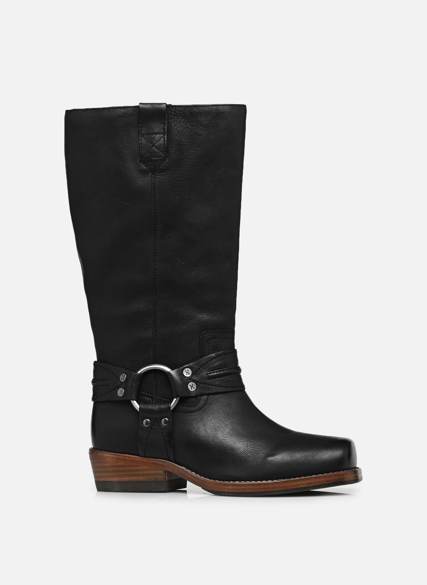 Bottines motardes Lo-Ua 14339 femme noir Bronx Bottines motardes Lo-Ua 14339 femme noir Black