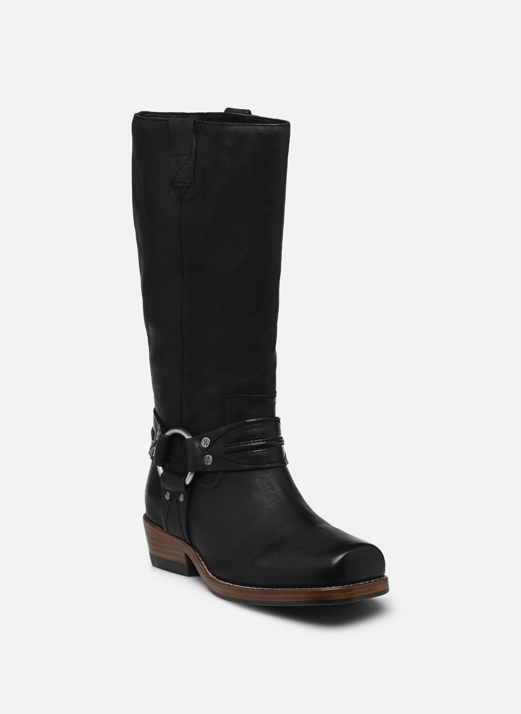 Bottines motardes Lo-Ua 14339 femme noir Bronx Bottines motardes Lo-Ua 14339 femme noir Black